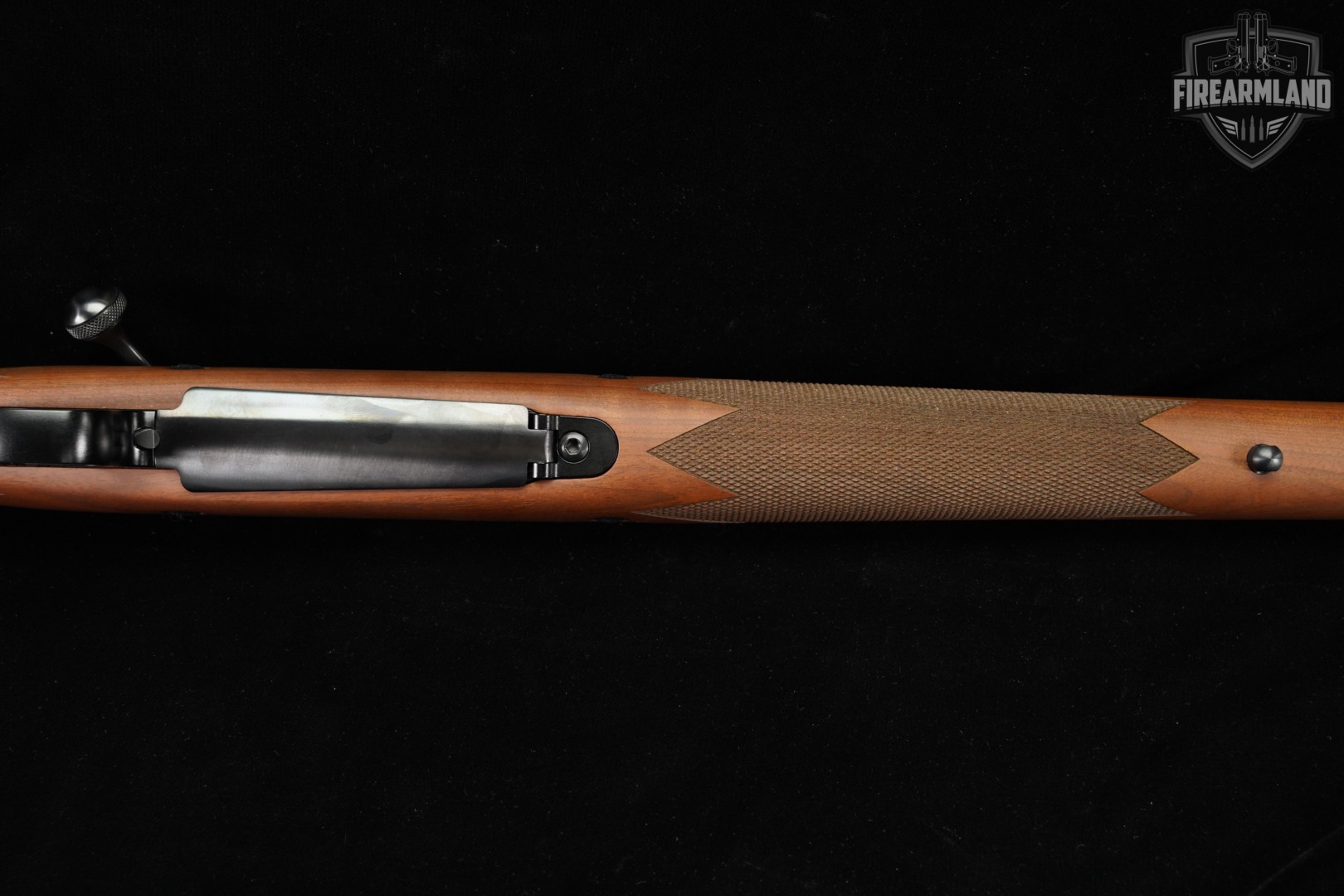 Winchester Model 70 Alaskan 375 H&H Magnum 24.75" Blued & Walnut M70-img-14