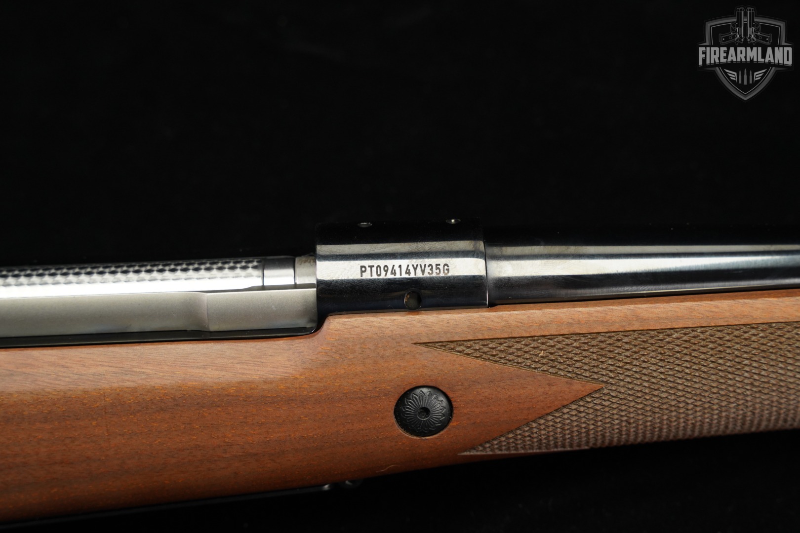 Winchester Model 70 Alaskan 375 H&H Magnum 24.75" Blued & Walnut M70-img-18