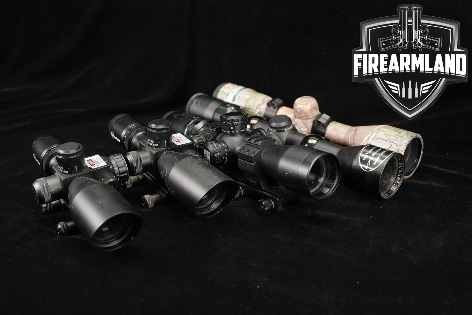 FIVE SCOPE LOT 5 Pack Firefield Nikon Bushnell Scopes Riflescope-img-0