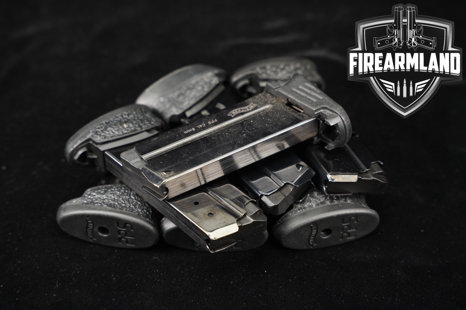 Walther SEVEN (7) PPS M-Series 7 & 8 Round Magazines 9mm Luger in Excellent Condition Thumbnail