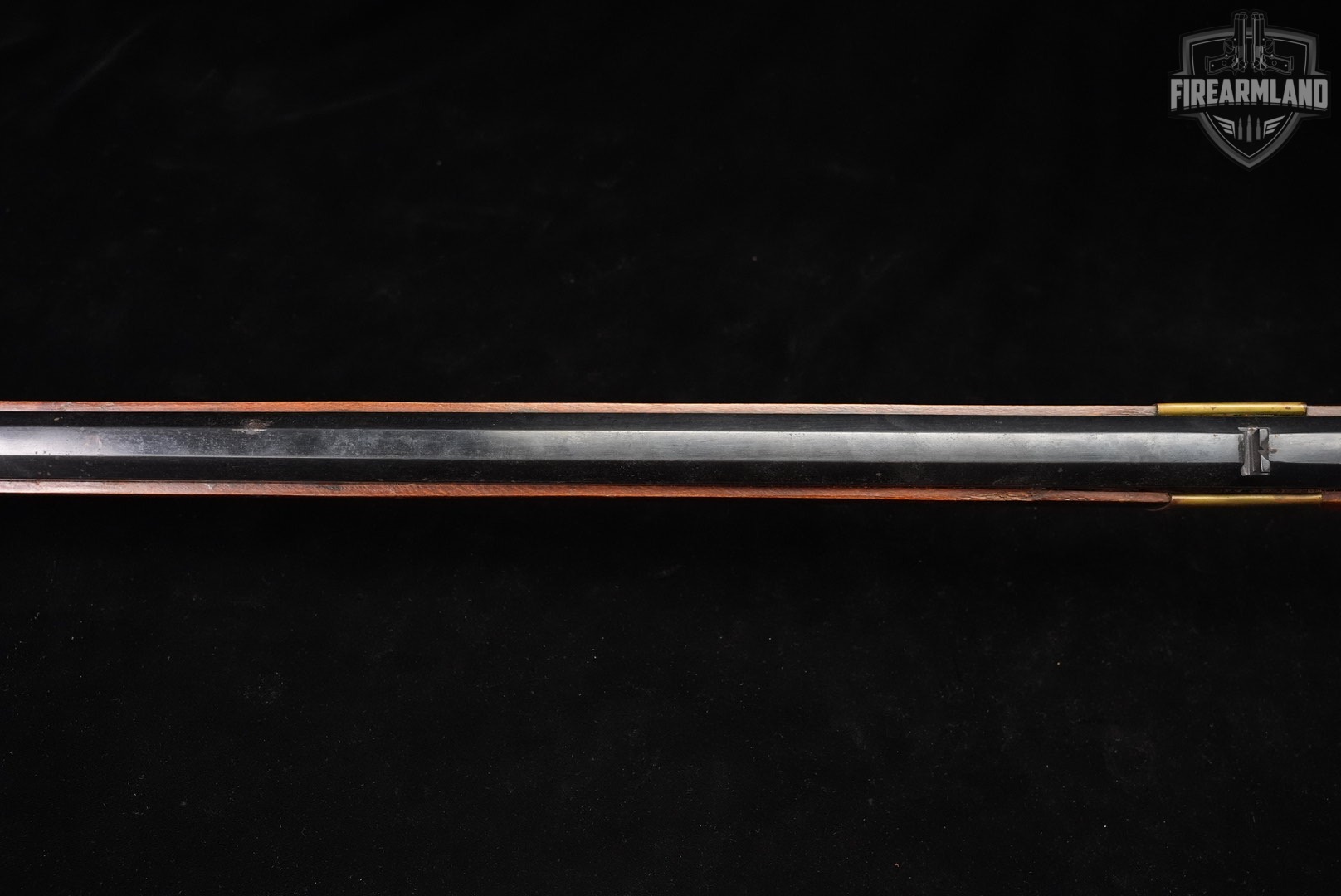 Kentucky Long Rifle 50 BPM 34 Blued & Hardwood Sidelock OCTAGON-img-11