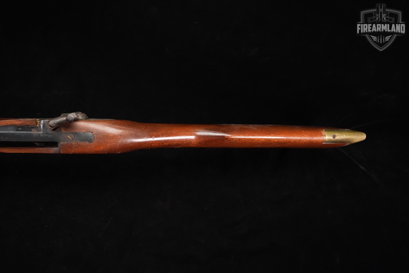 Kentucky Long Rifle 50 BPM 34 Blued & Hardwood Sidelock OCTAGON-img-12