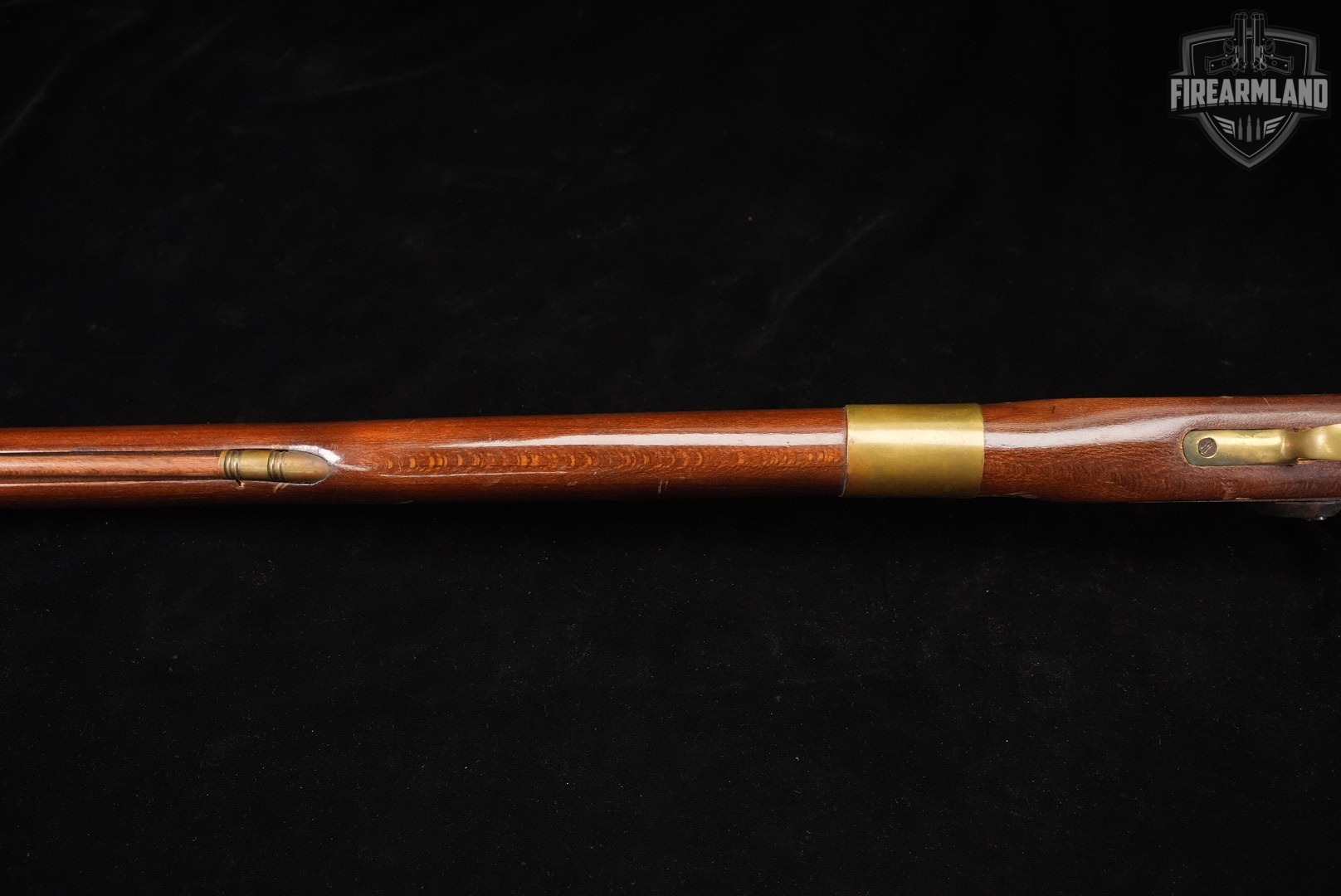 Kentucky Long Rifle 50 BPM 34 Blued & Hardwood Sidelock OCTAGON-img-14