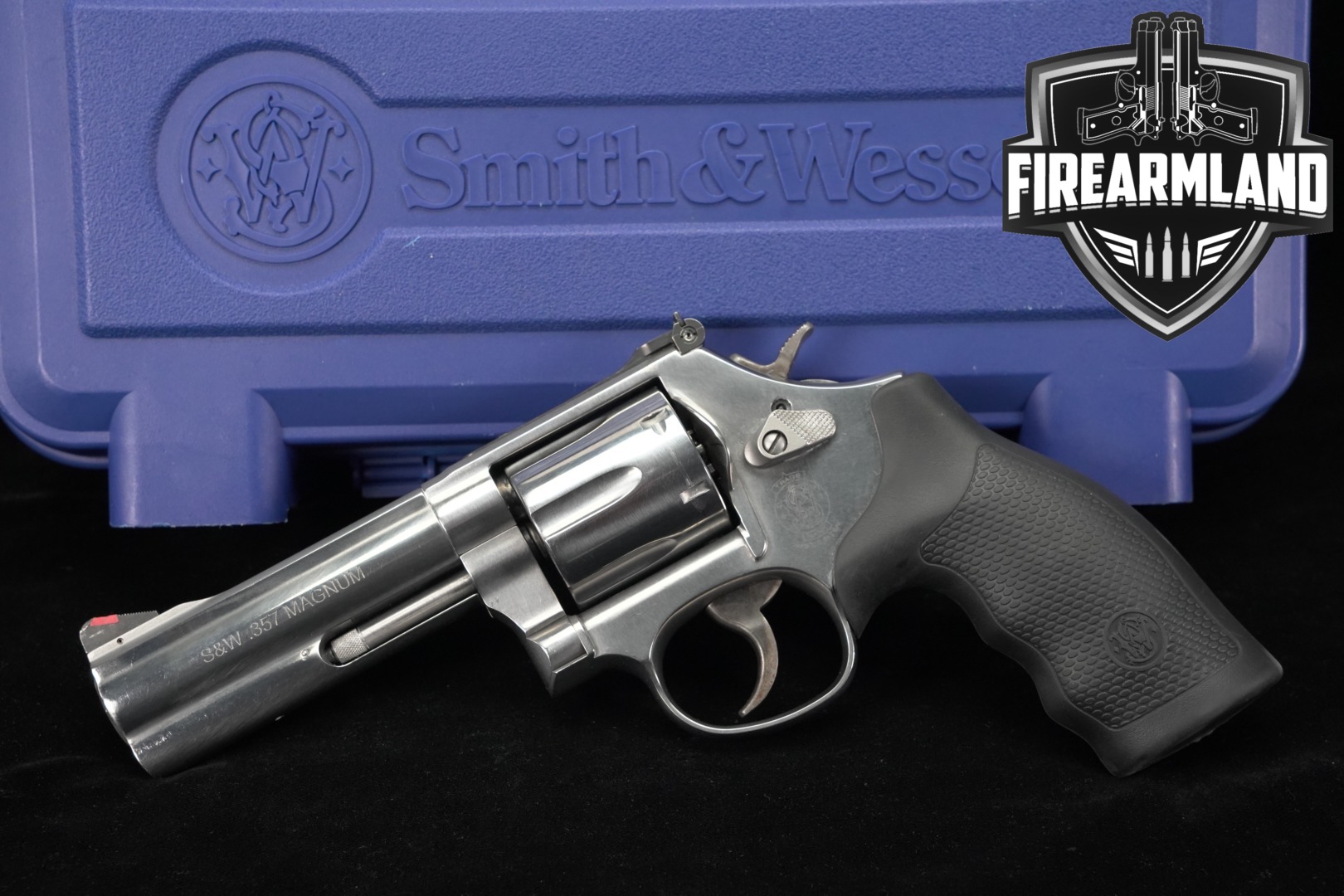 Smith & Wesson (S&W) Model 686-6 .357 Mag. Satin Stainless in Very Good Condition Thumbnail