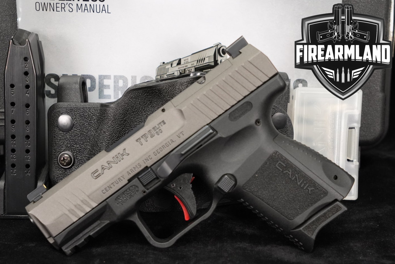 Canik TP9 Elite SC 9mm Optics-Ready 3.6" TP-9 +2 MAGS & HOLSTER-img-0