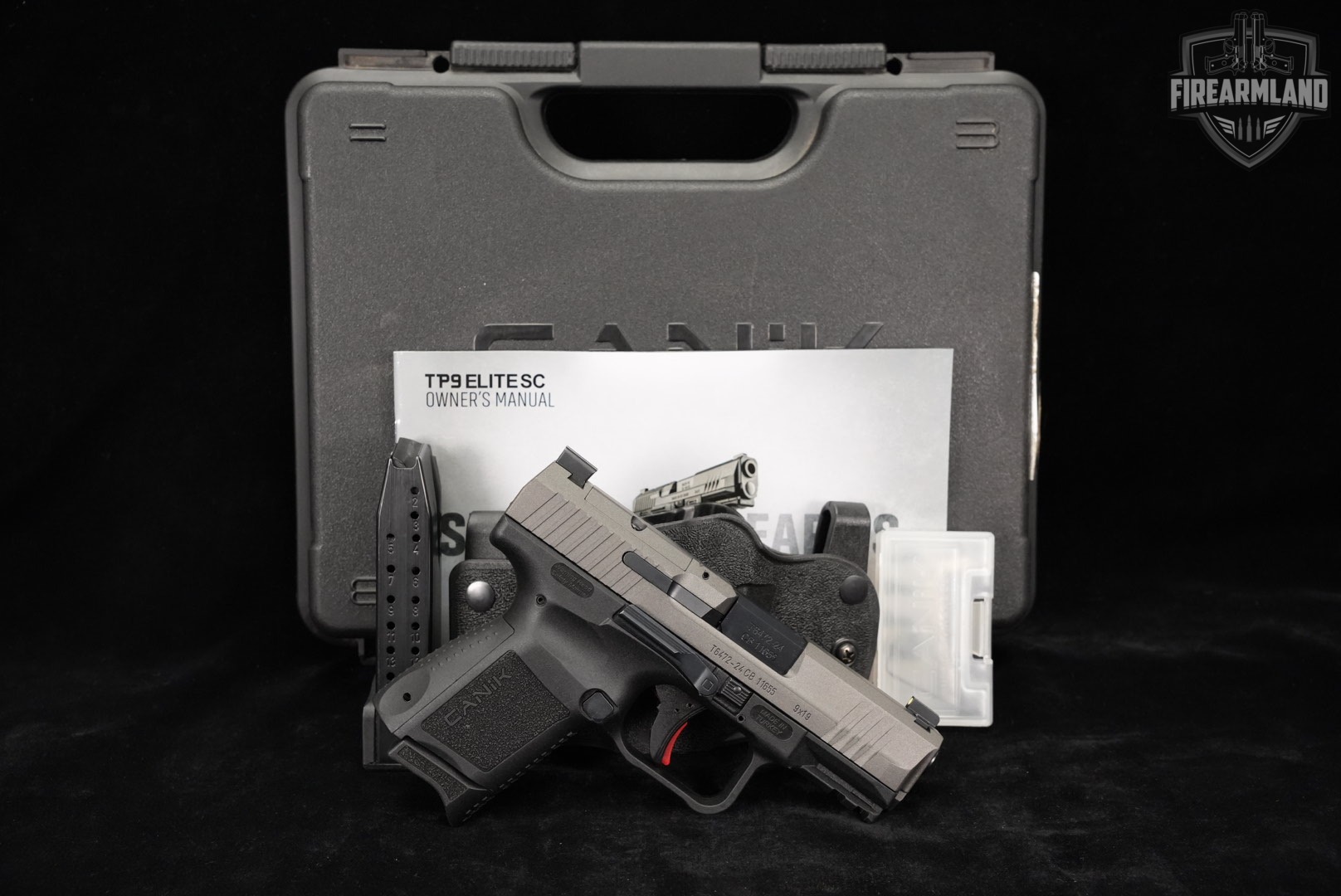 Canik TP9 Elite SC 9mm Optics-Ready 3.6" TP-9 +2 MAGS & HOLSTER-img-2