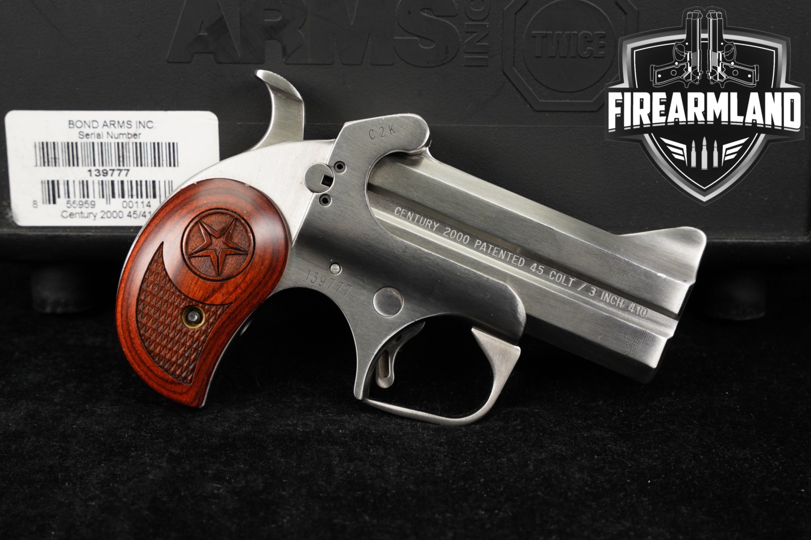 Bond Arms Century 2000 .45 LC/.410 Brushed Stainless in Very Good Condition Thumbnail