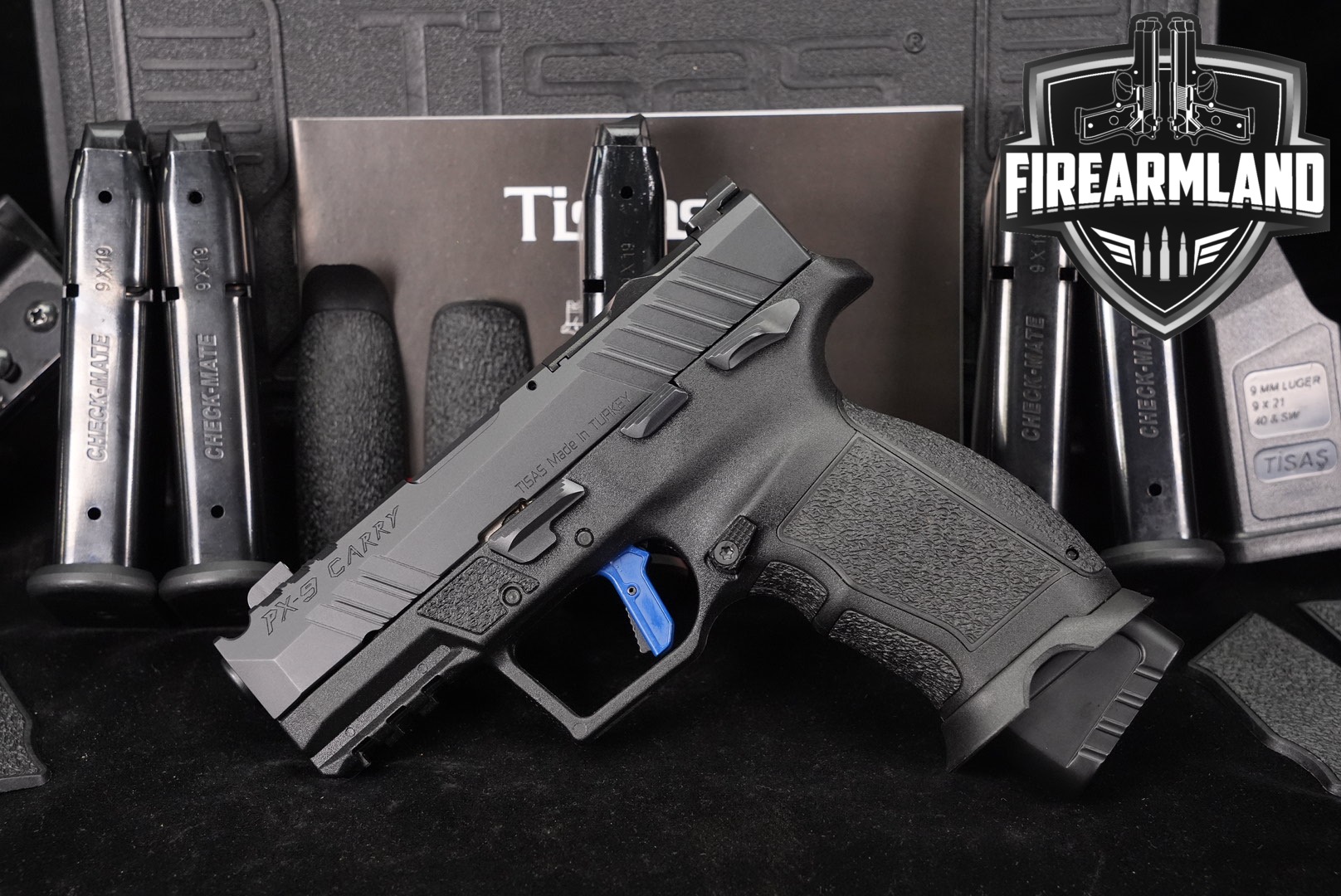 Tisas PX-9 Carry COMP 2.0 9mm OR 3.5" PX9 +6 MAGS, ORIG CASE & HOLSTER-img-0