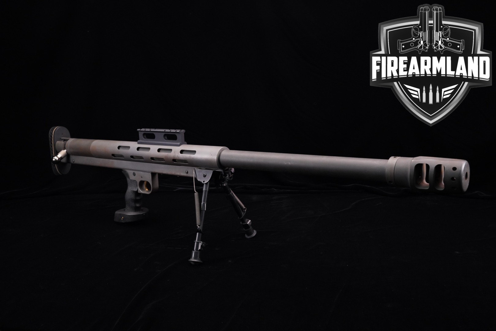 L.A.R. Manufacturing (LAR) Grizzly Big Boar Field Grade .50 BMG Gray in Very Good Condition Thumbnail