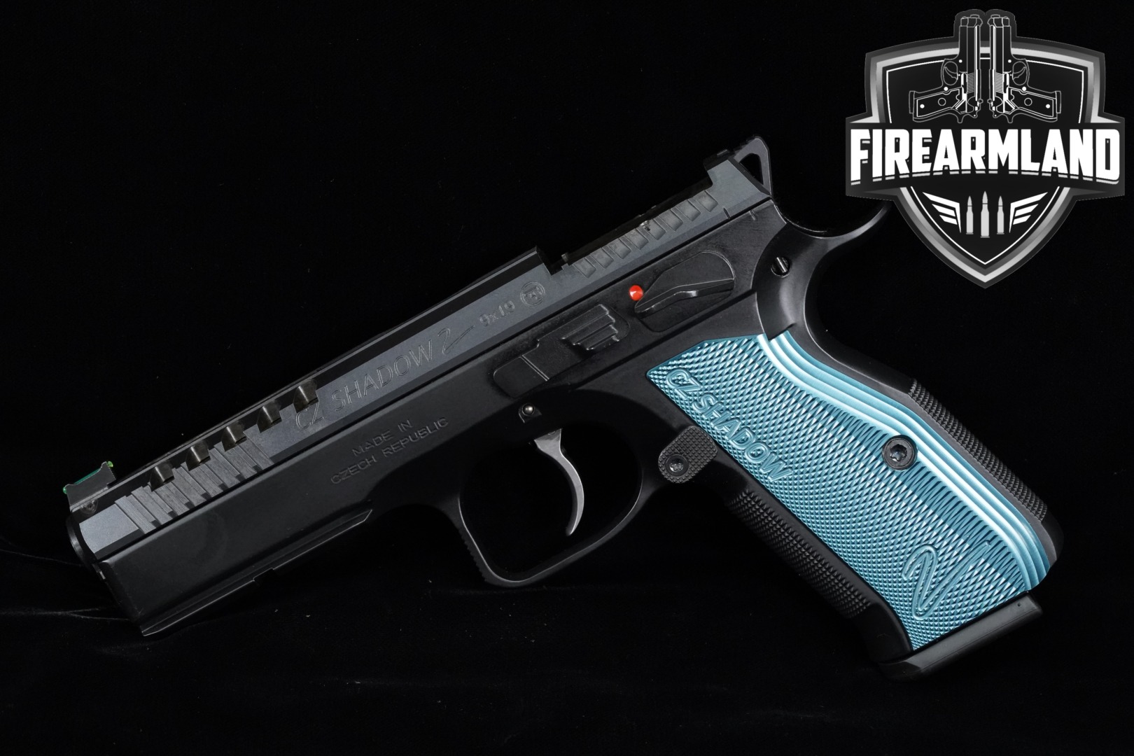 CZ CZ Shadow 2 Black & Blue 9mm Luger Black in Excellent Condition Thumbnail