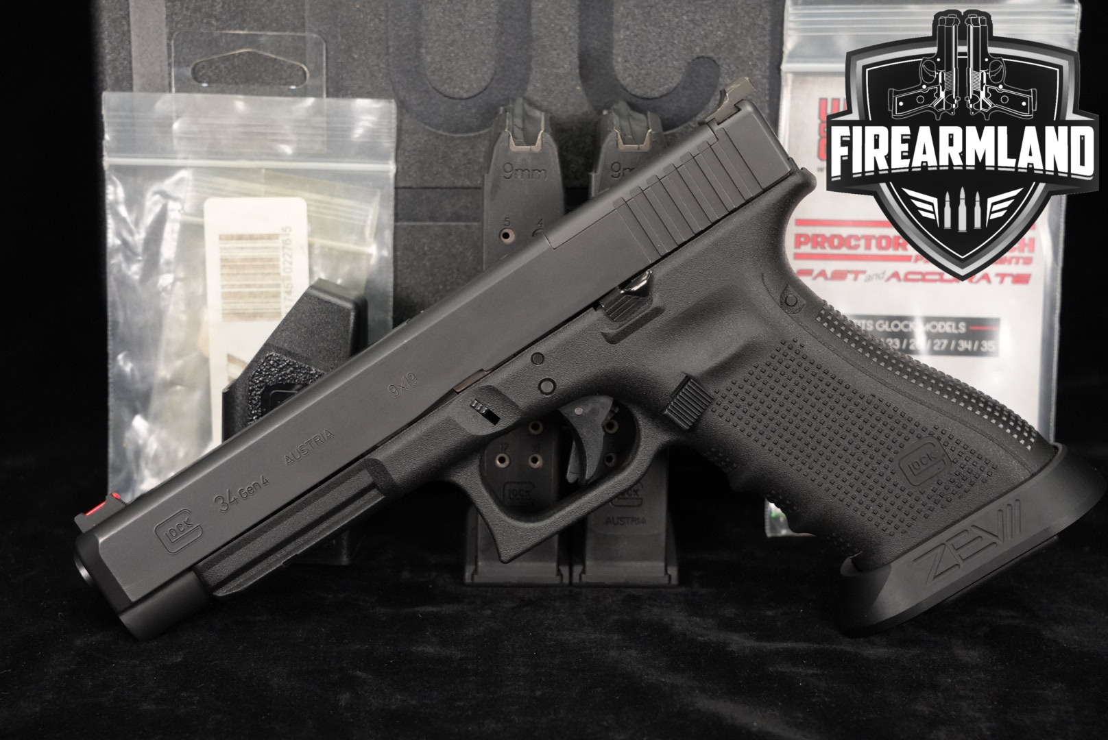 Glock 34 Gen4 MOS G34 Gen 4 9mm Long-Slide 5.31"+3 MAGS & ORIG CASE-img-0