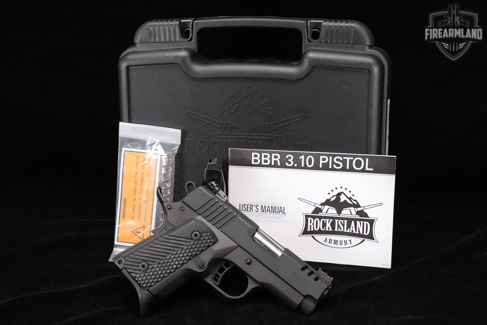 Rock Island Armory RIA M1911 A2 Subcompact BBR 3.10 9mm 1911 +ORIG CASE-img-2