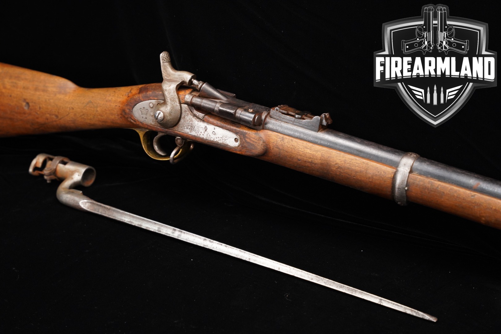 1863 Snider-Enfield Snider-Enfield Mk II**, Long Rifle .577 Snider Wood in Fair Condition Thumbnail