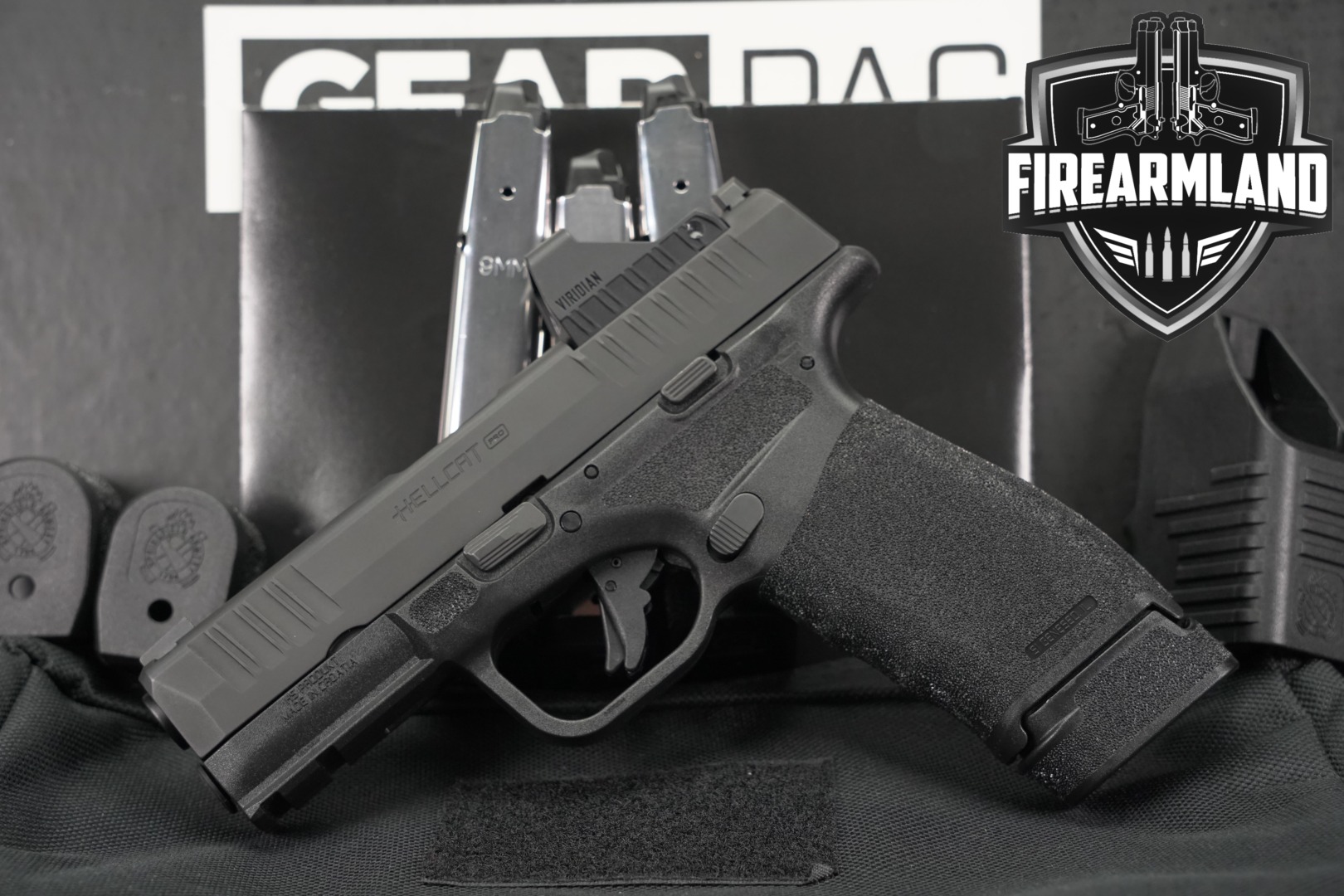Springfield Armory Hellcat Pro OSP 9mm Luger Black in Excellent Condition Thumbnail