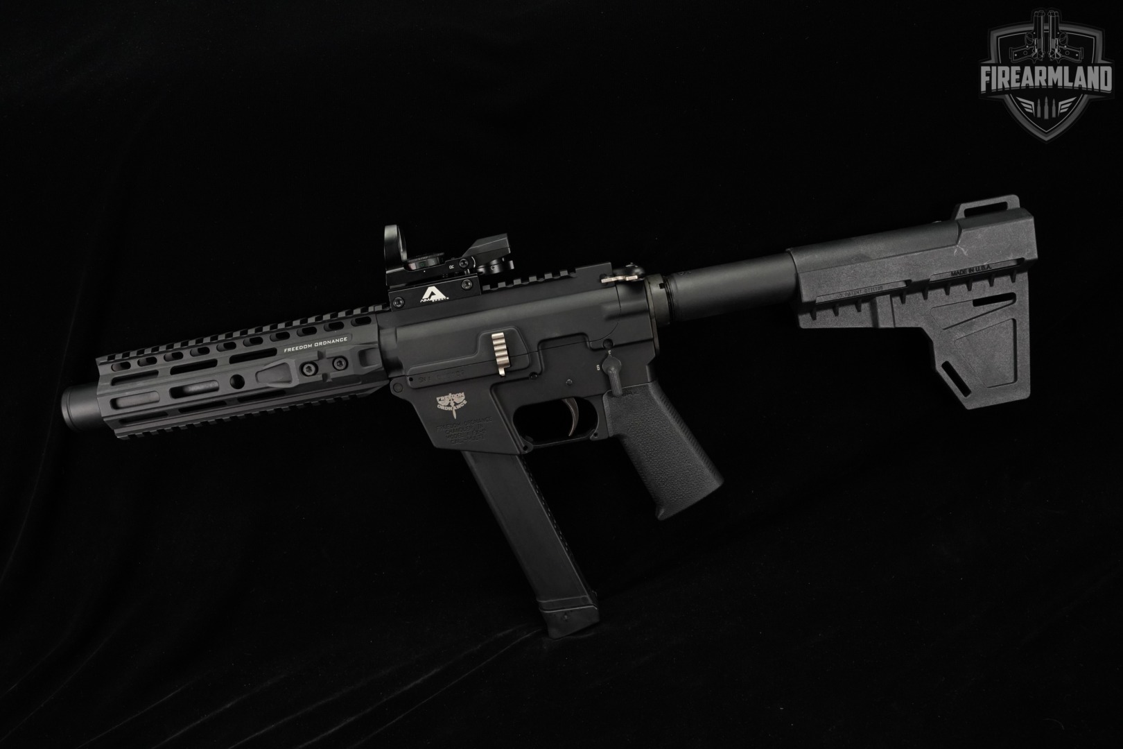 Freedom Ordnance FX-9 9mm AR9 5.5 FX9 AR +2 MAGS, ORIG BOX, OPTICS-img-5