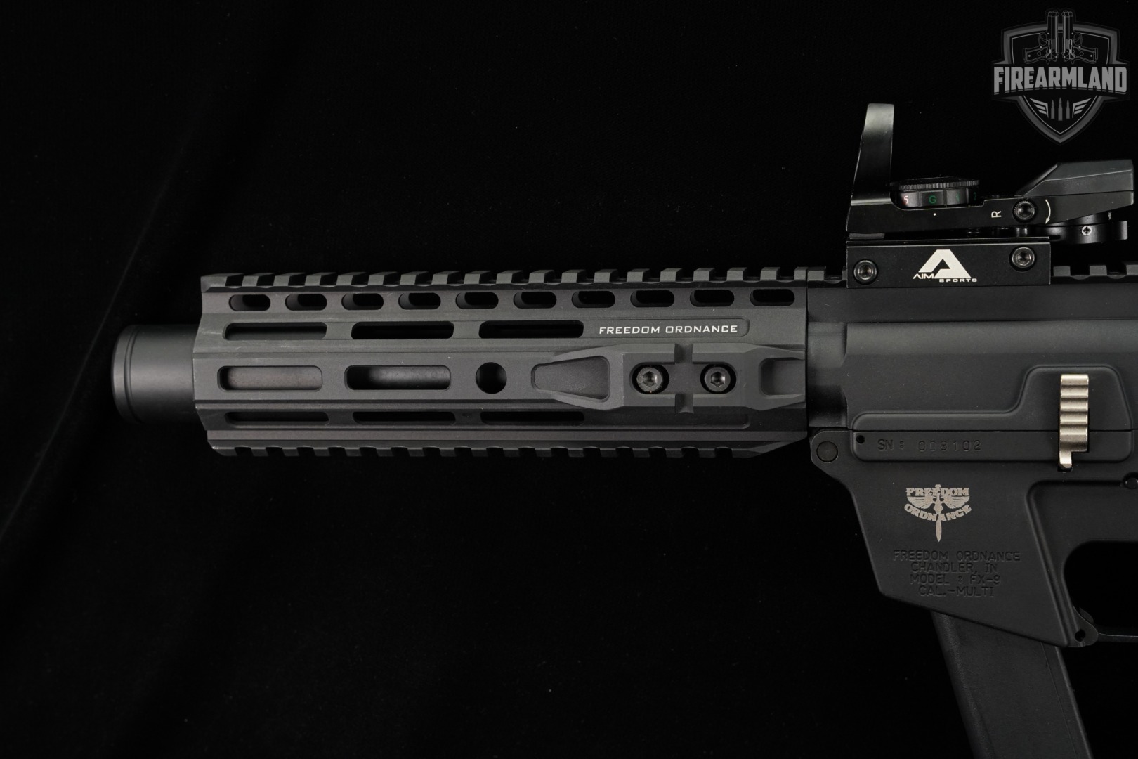 Freedom Ordnance FX-9 9mm AR9 5.5 FX9 AR +2 MAGS, ORIG BOX, OPTICS-img-6