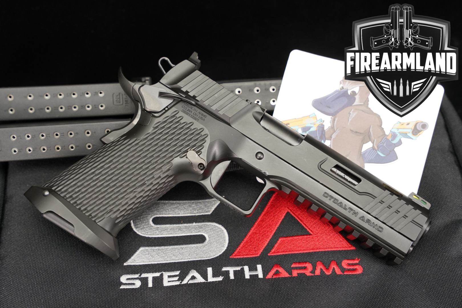 Stealth Arms Platypus 17 9mm Luger Stainless in Very Good Condition Thumbnail