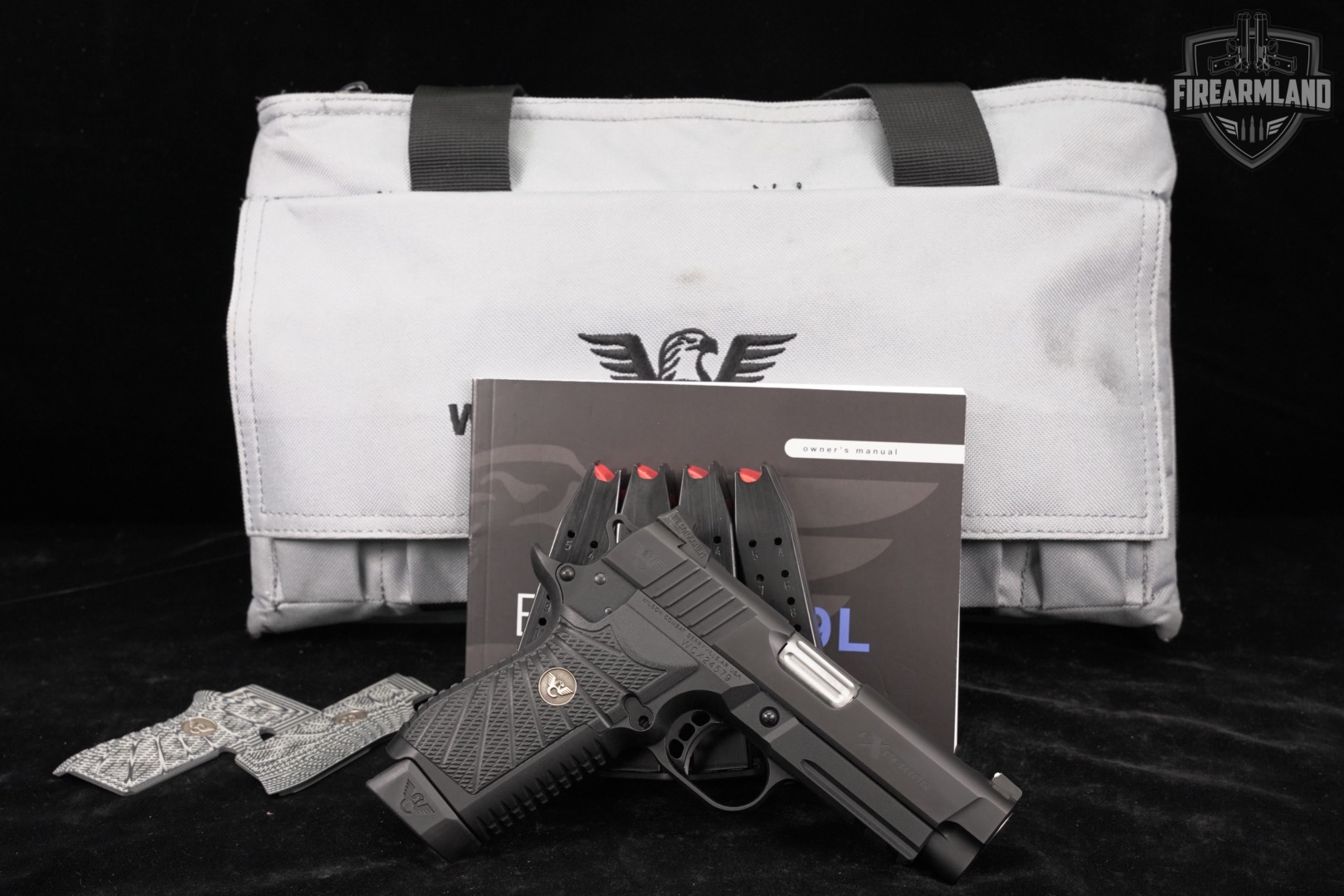 Wilson Combat WC eXperior Compact Double Stack 9mm 1911 +5 MAGS, ORIG CASE-img-2