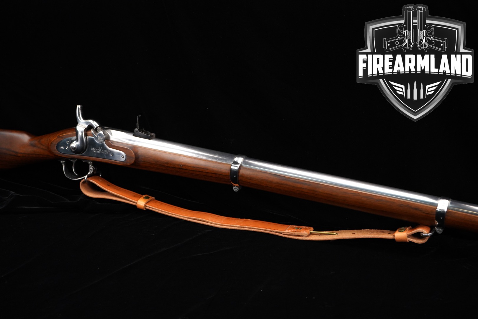Colt Blackpowder Arms Co. Special Model 1861 Rifle-Musket Signature Series; 3rd Generation .58 BPM Stainless & Hardwood in Very Good Condition Thumbnail