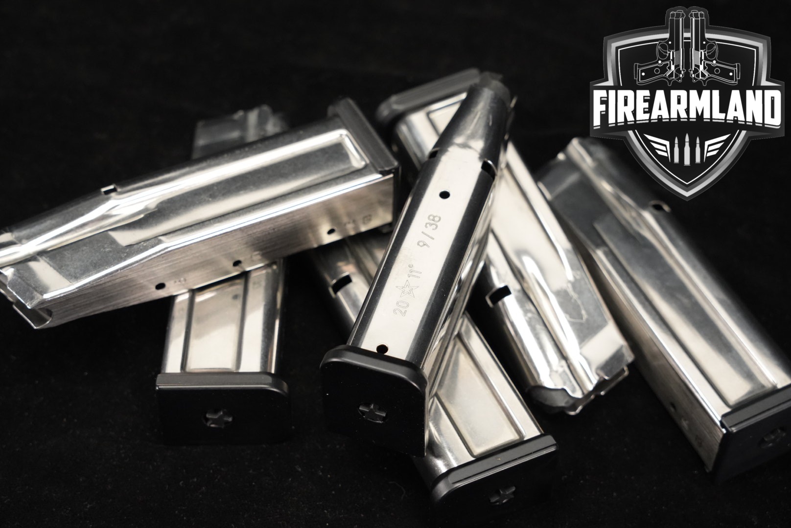 Staccato (STI) SIX (6) 2011 C2 DS 1911 16 Round Magazines 9mm Luger in Excellent Condition Thumbnail