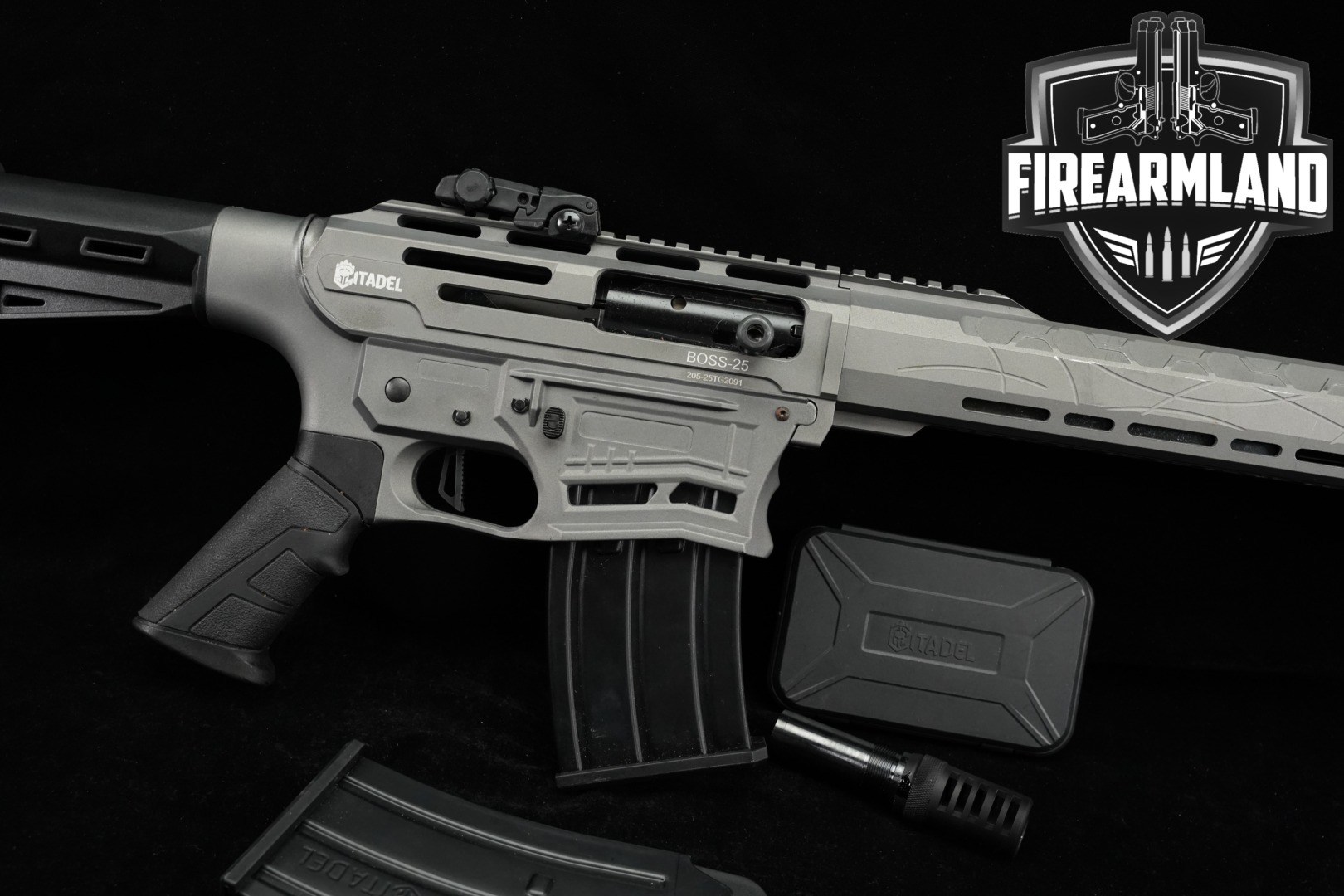 Citadel BOSS-25 12 Gauge Two-Tone Grey & Black in Good Condition Thumbnail