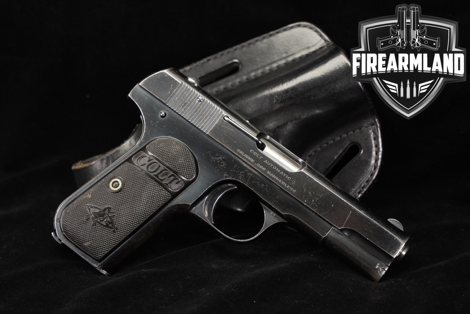 1921 Colt Model 1908 Pocket Hammerless Type III .380 ACP Blued in Fair Condition Thumbnail