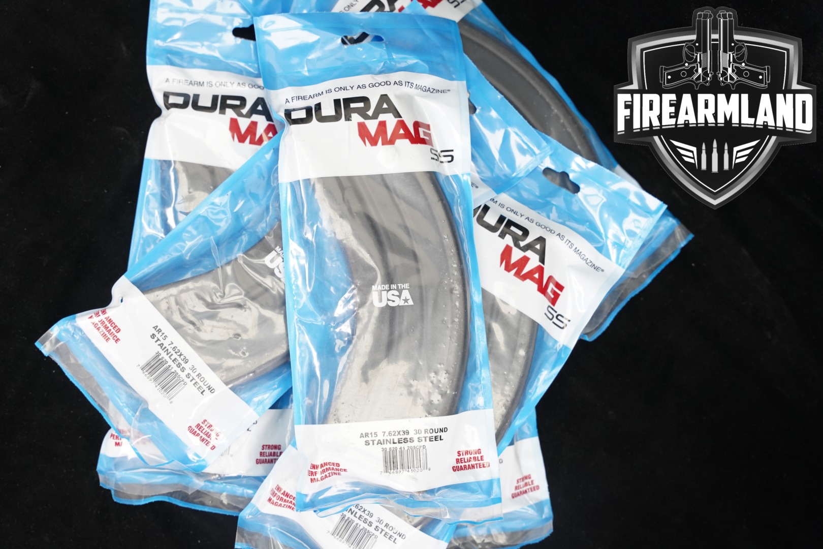 Duramag SIX (6) AR15/M4 Pattern 7.62x39 Magazines 7.62x39 in New - Old Stock Condition Thumbnail