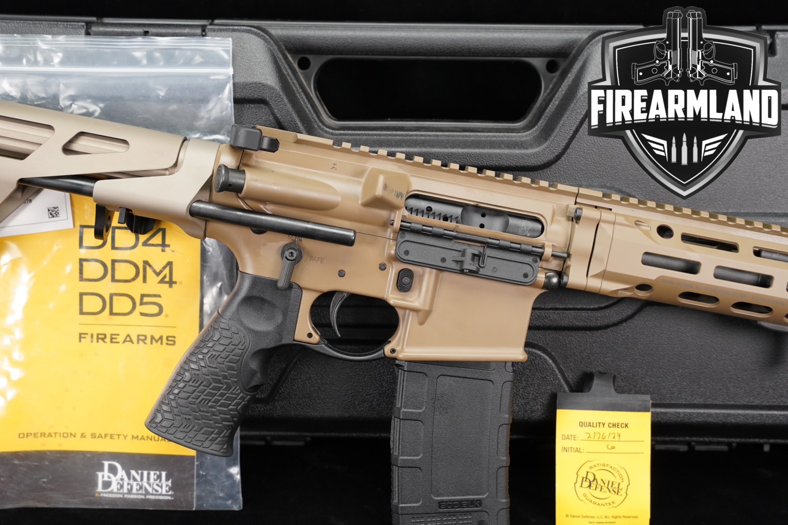 Daniel Defense DDM4 PDW .300 AAC Blackout (7.62x35mm) Tan in Very Good Condition Thumbnail