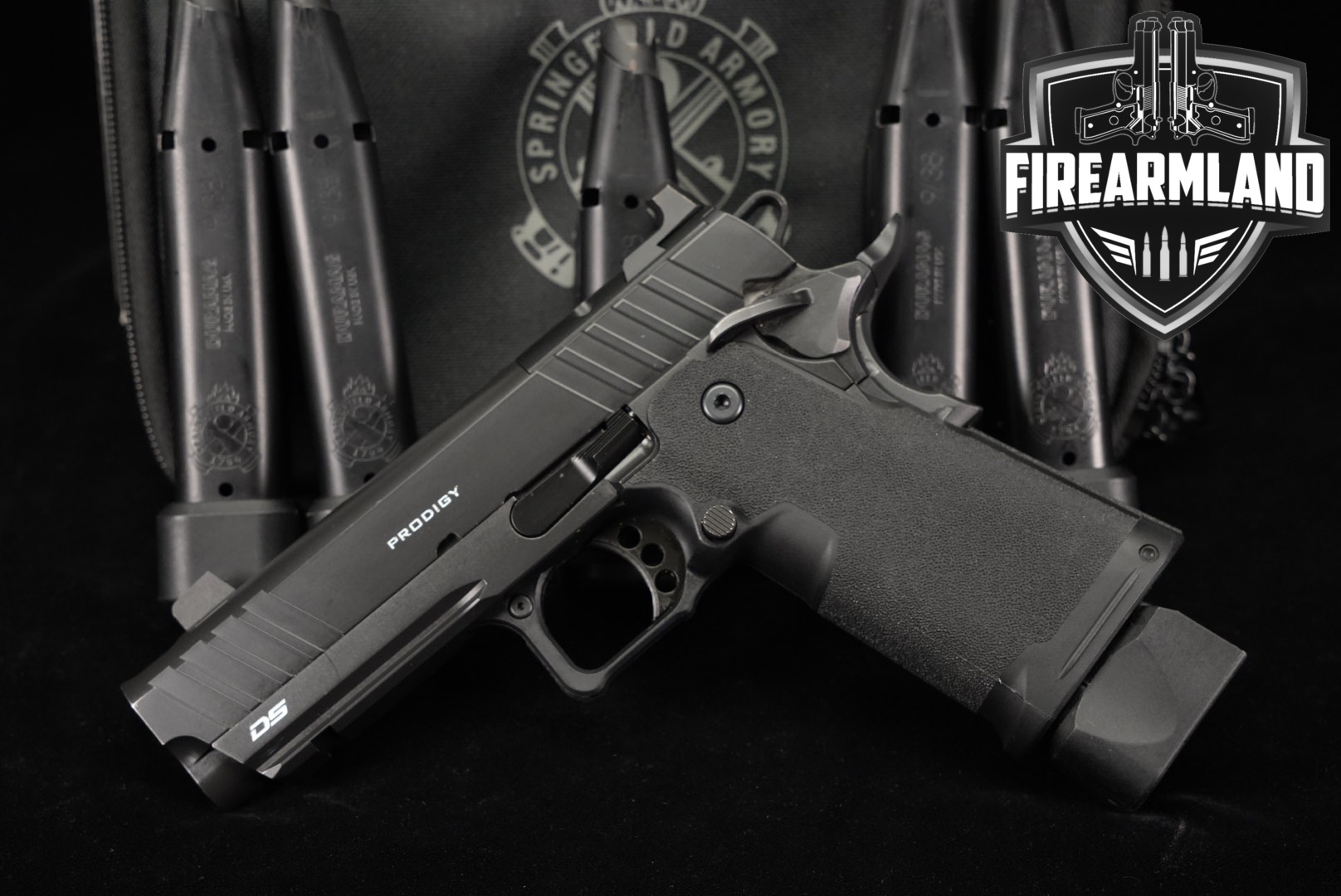 Springfield Armory 1911 DS Prodigy AOS 9mm Luger Black in Excellent Condition Thumbnail