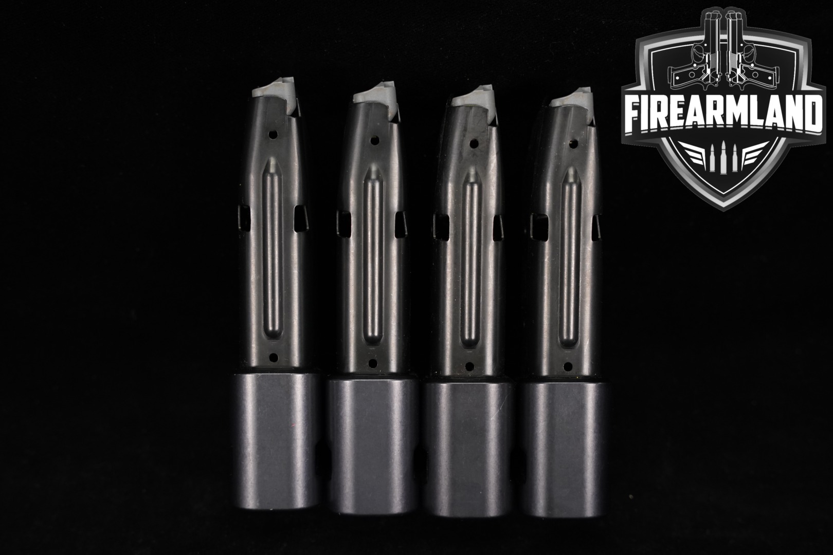 Shield Arms FOUR (4) Glock 43X/48 S10 15-Round High Capacity Extended Magazines 9mm Luger 9mm Luger in Very Good Condition Thumbnail