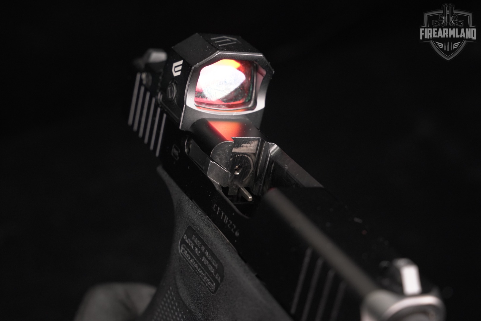 Glock 43X MOS G43X 9mm 3.41" +ORIG CASE, CAT PRO OPTICS-img-12