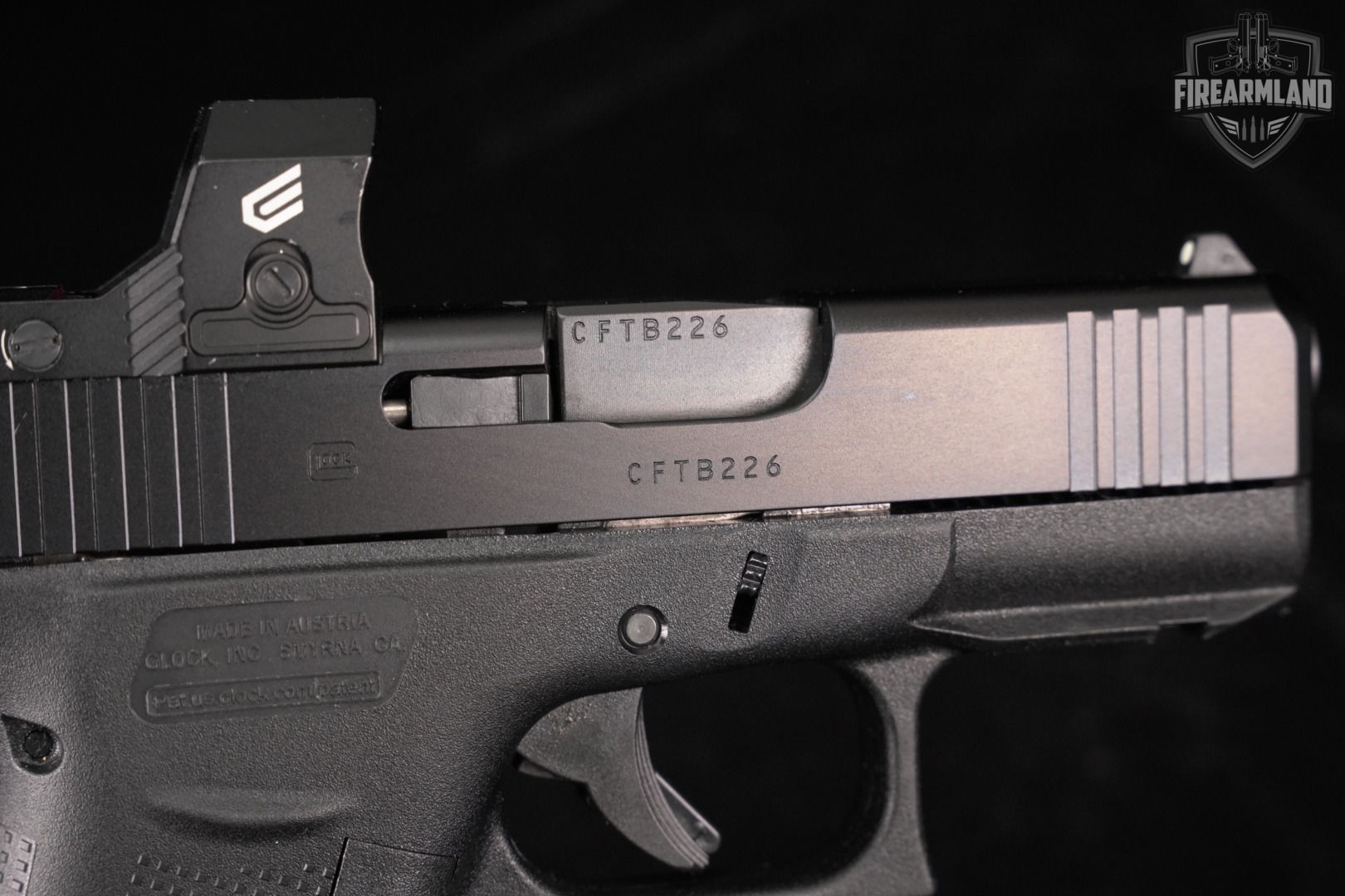 Glock 43X MOS G43X 9mm 3.41" +ORIG CASE, CAT PRO OPTICS-img-13