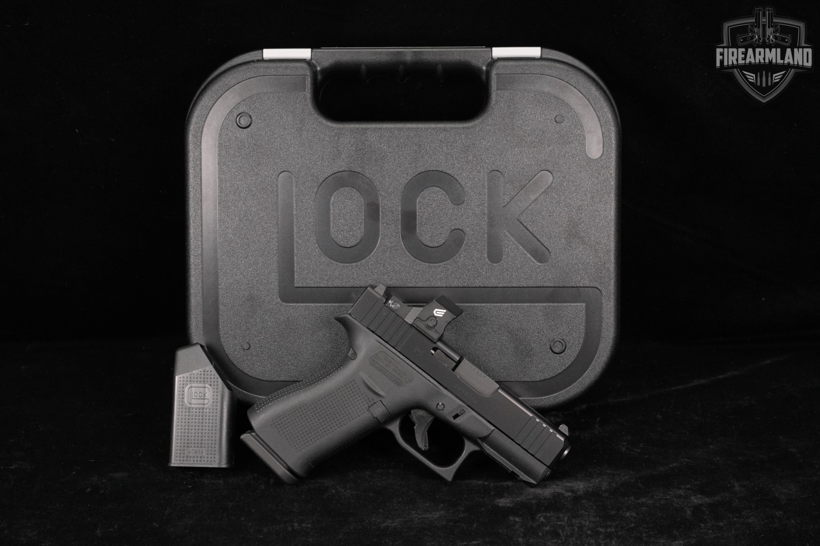 Glock 43X MOS G43X 9mm 3.41" +ORIG CASE, CAT PRO OPTICS-img-2