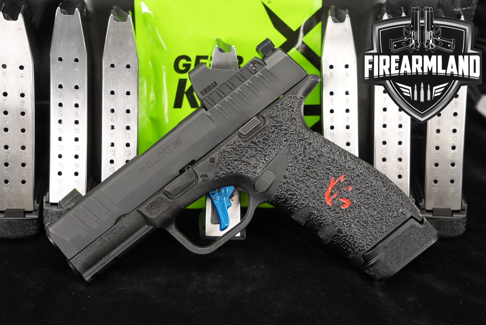 Springfield Armory Hellcat Pro COMP OSP Gear Pac +8 MAGS, VIRIDIAN OPTICS-img-0