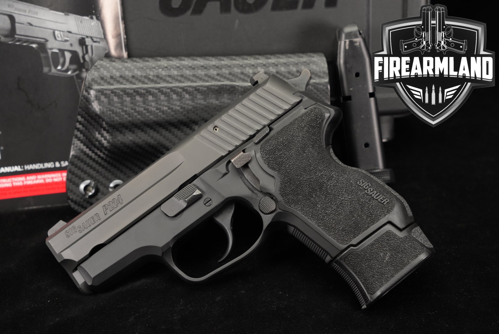 Sig Sauer P224 9mm Luger Black in Excellent Condition Thumbnail