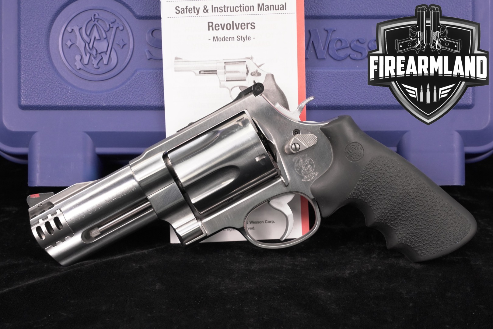 Smith & Wesson Model 500 S&W Magnum 4" HAND CANNON +ORIG CASE-img-0