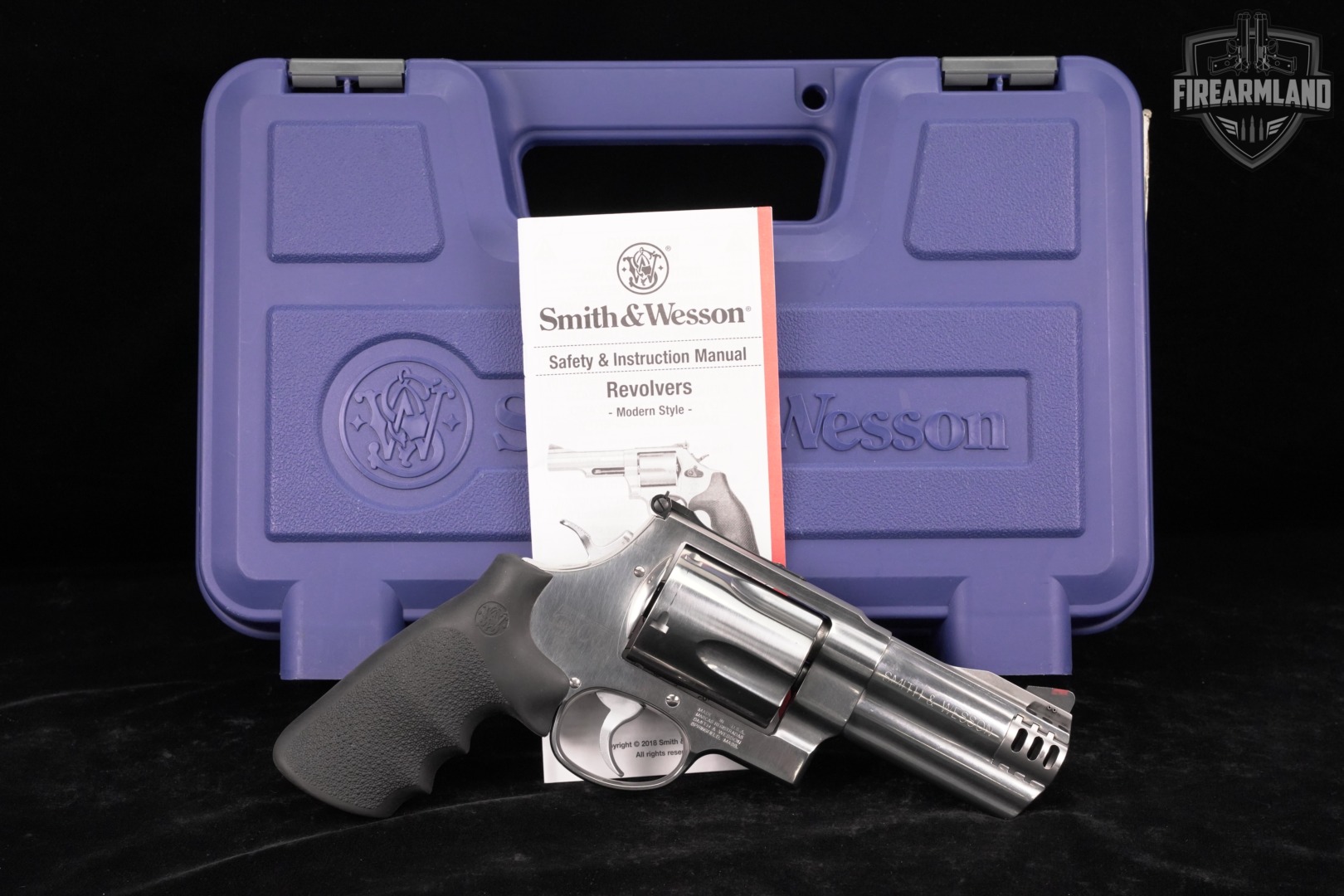 Smith & Wesson Model 500 S&W Magnum 4" HAND CANNON +ORIG CASE-img-2