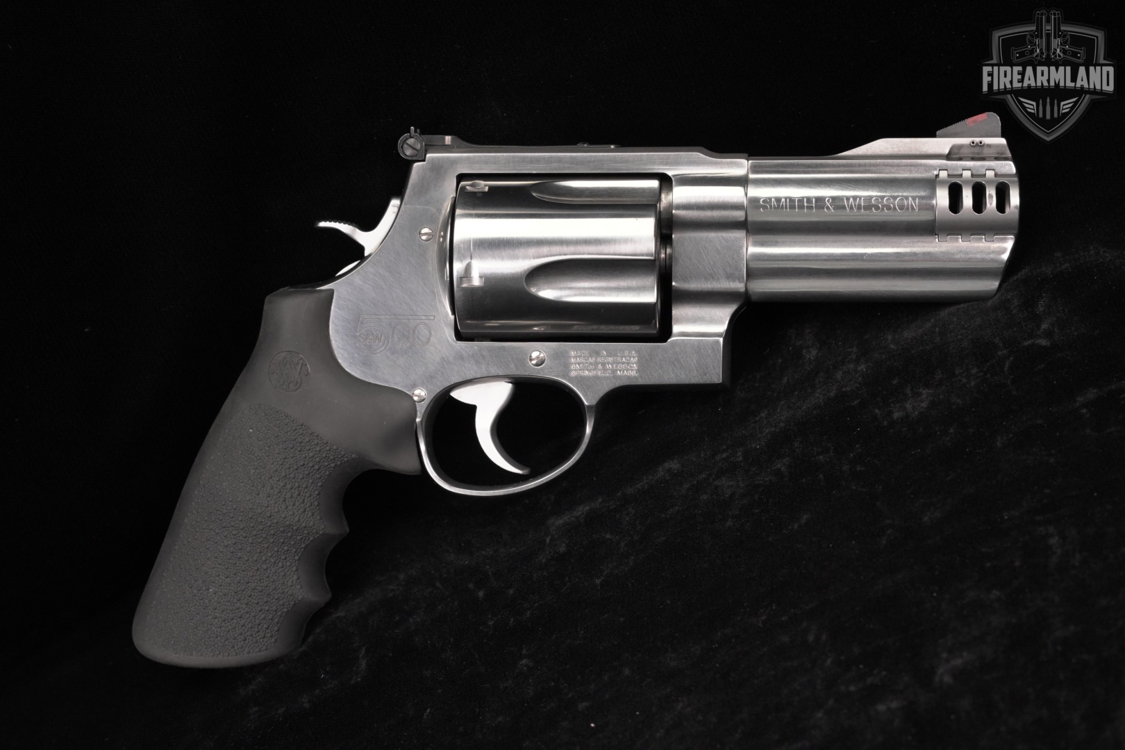 Smith & Wesson Model 500 S&W Magnum 4" HAND CANNON +ORIG CASE-img-4
