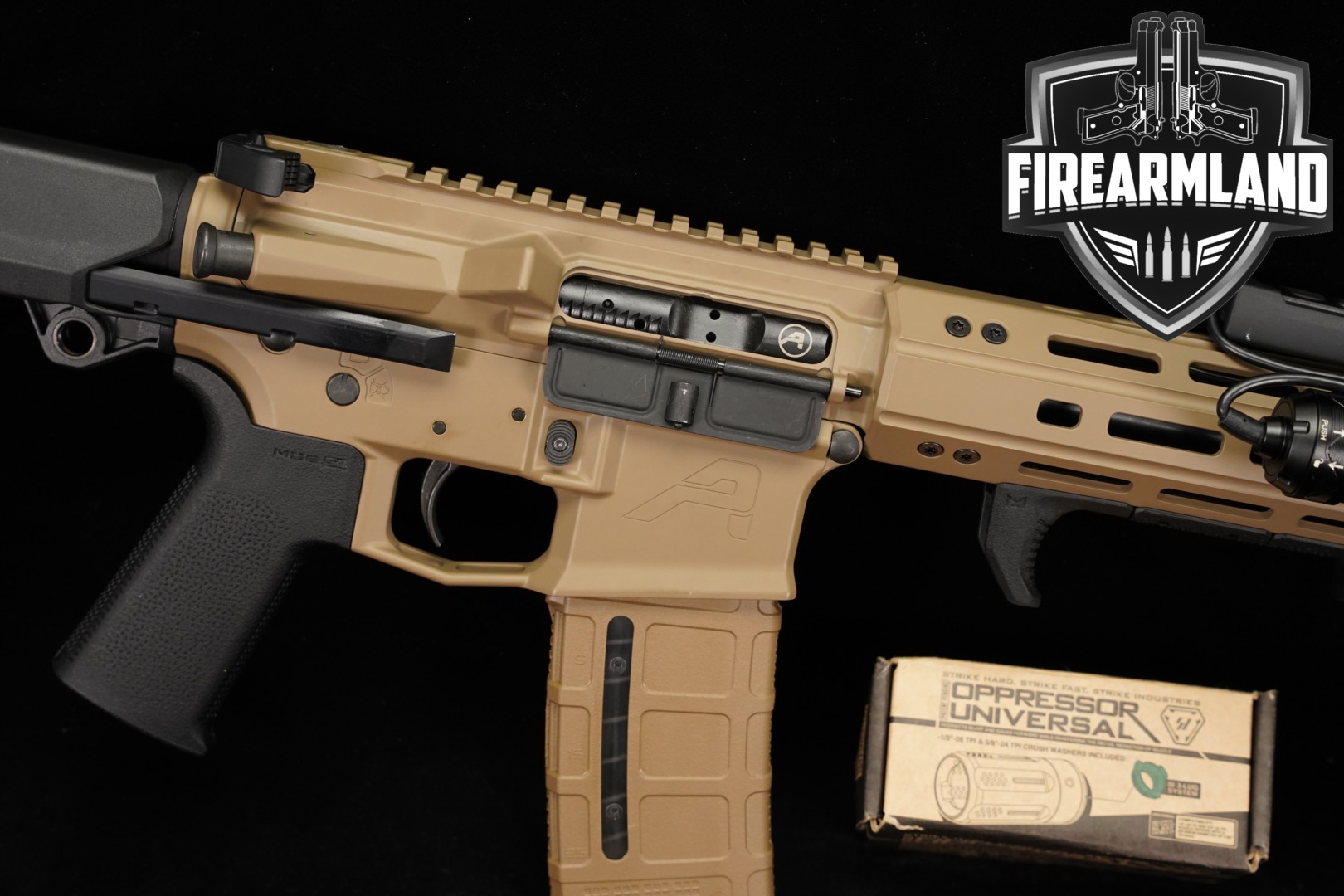Aero Precision M4E1 .300 AAC Blackout (7.62x35mm) FDE in Excellent Condition Thumbnail