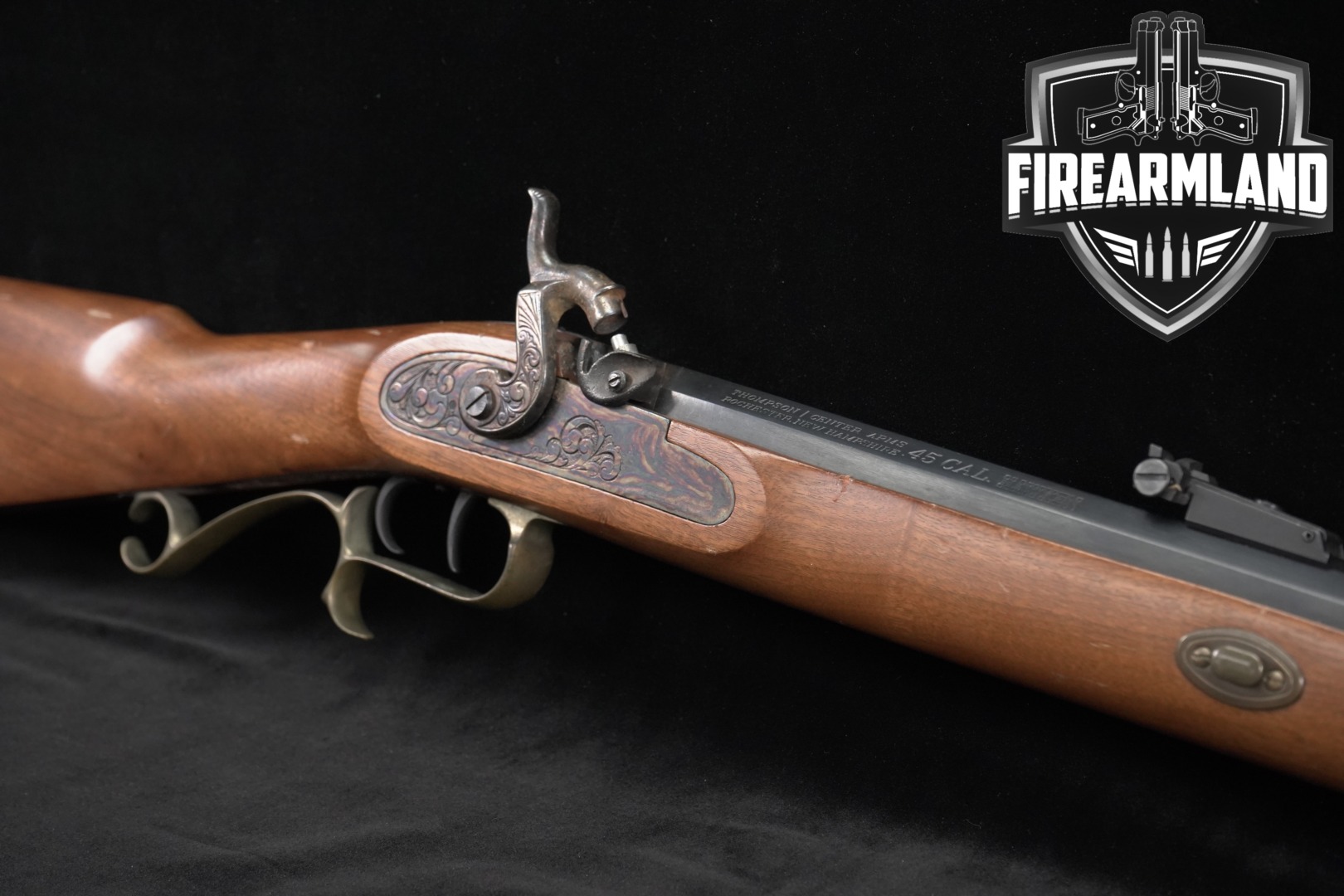 Thompson Center (TC, T/C, TCA) Hawken Percussion .45 caliber Blued & Walnut in Good Condition Thumbnail