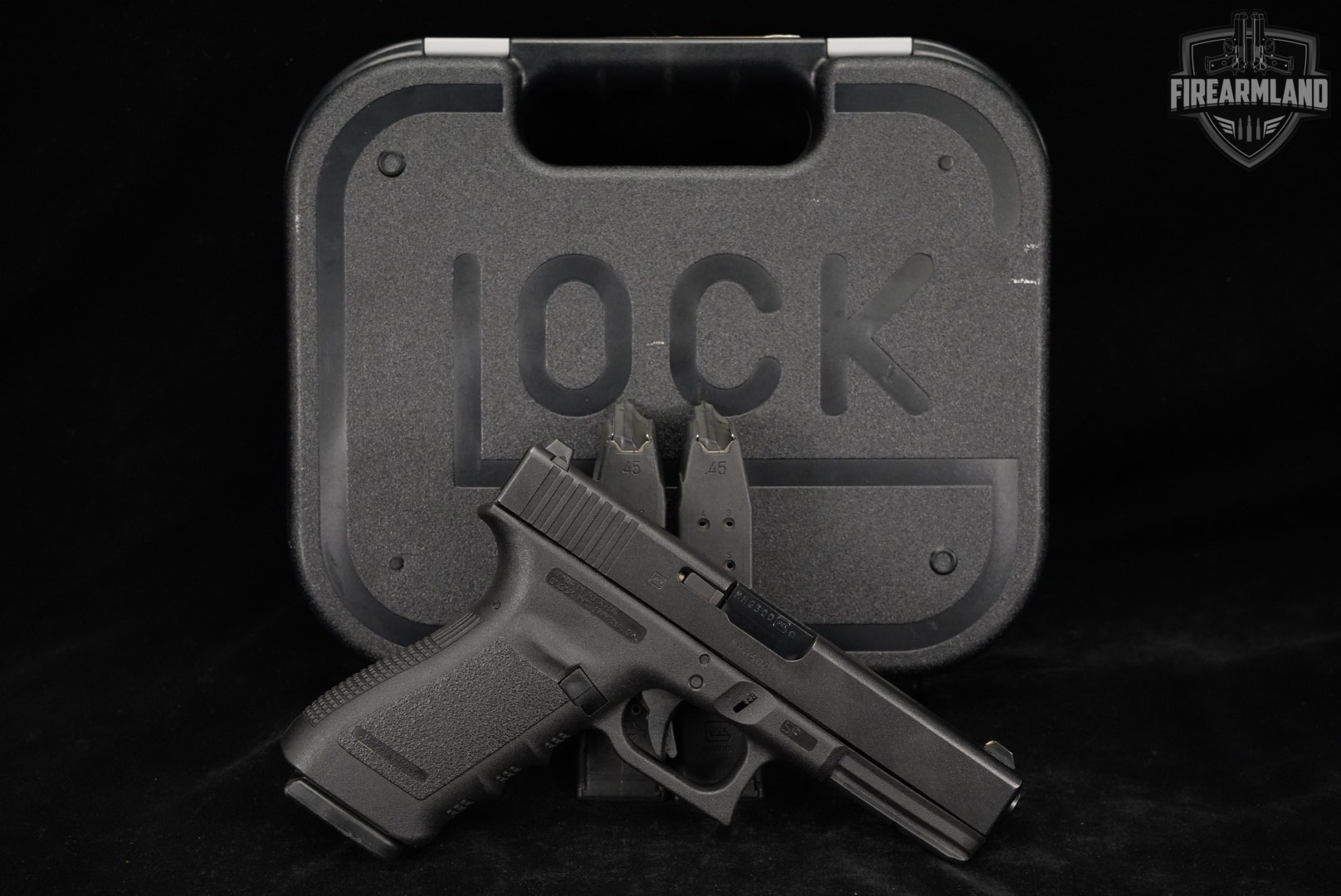 Glock 21 Gen3 G21 Gen 3 SF Short Frame 45 ACP 4.61 +THREE MAGS, CASE-img-2