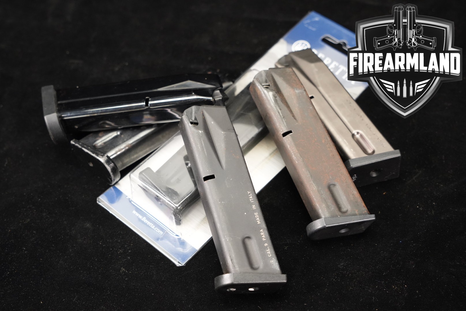 Beretta SIX (6) 92 15 & 17 Round Magazines 9mm Luger in Good Condition Thumbnail
