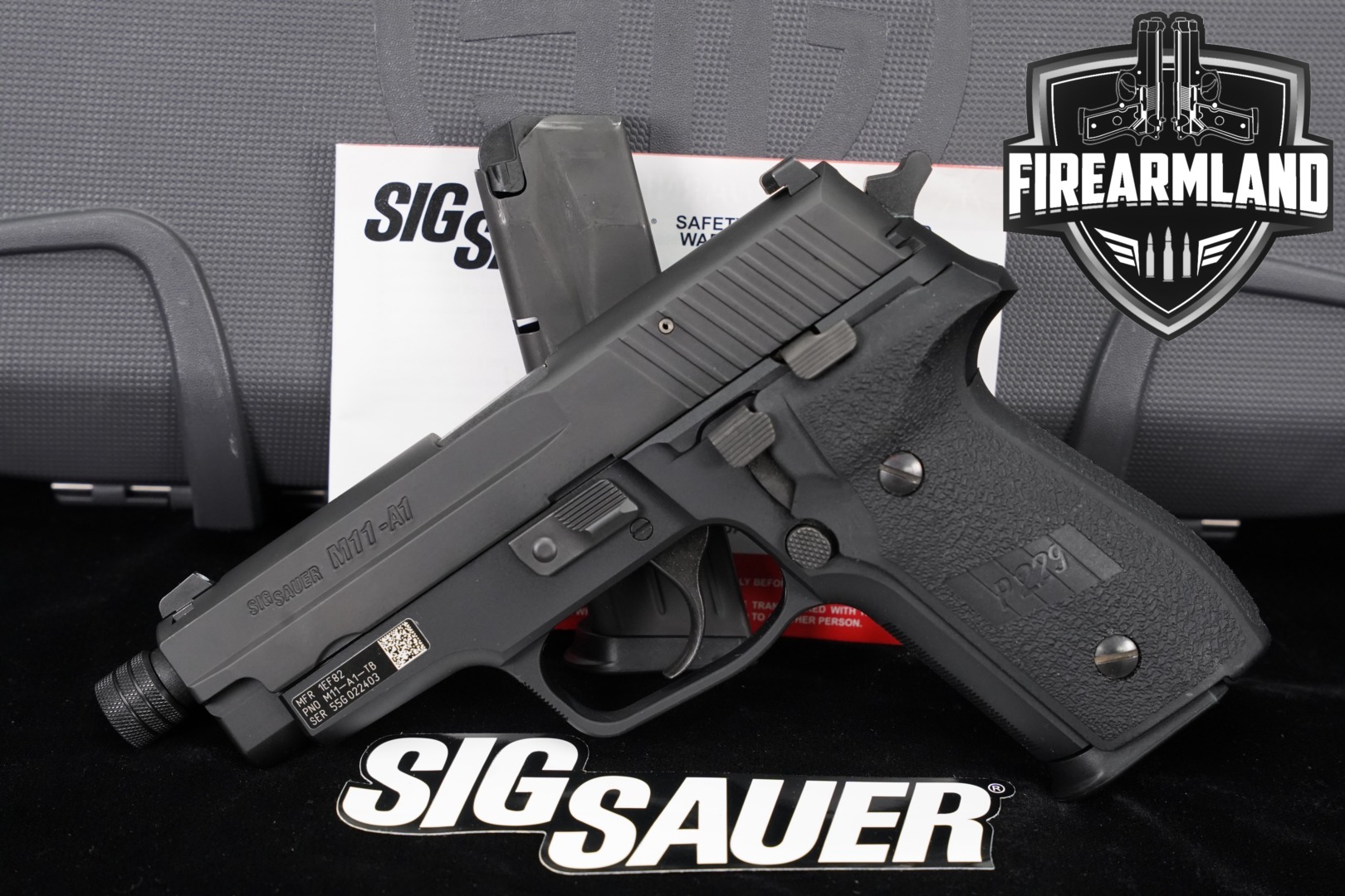Sig Sauer M11-A1 TB 9mm Luger Black in Excellent Condition Thumbnail