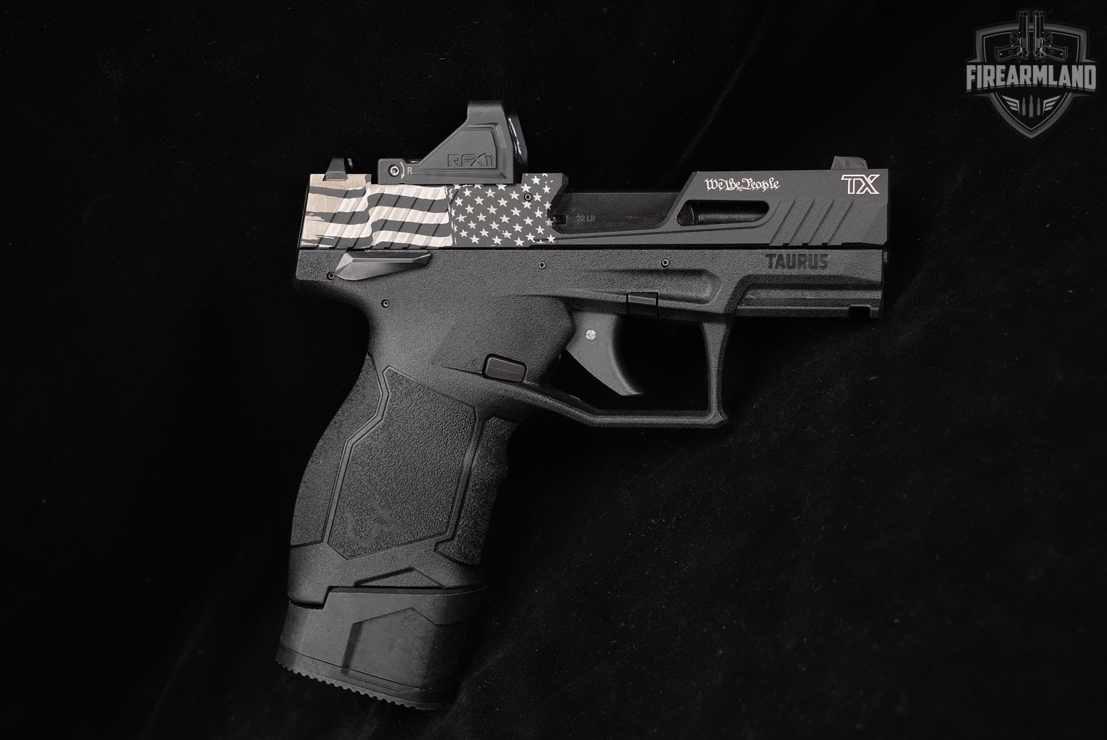 LIMITED Taurus TX22 Compact WE THE PEOPLE TX 22 LR +2 MAGS, VIRIDIAN OPTICS-img-4