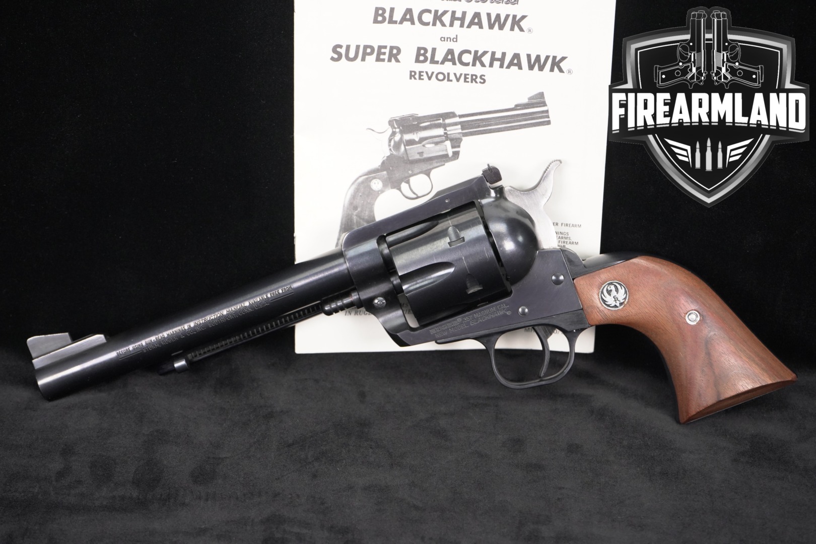Sturm Ruger New Model Blackhawk .357 Mag. Blued in Very Good Condition Thumbnail