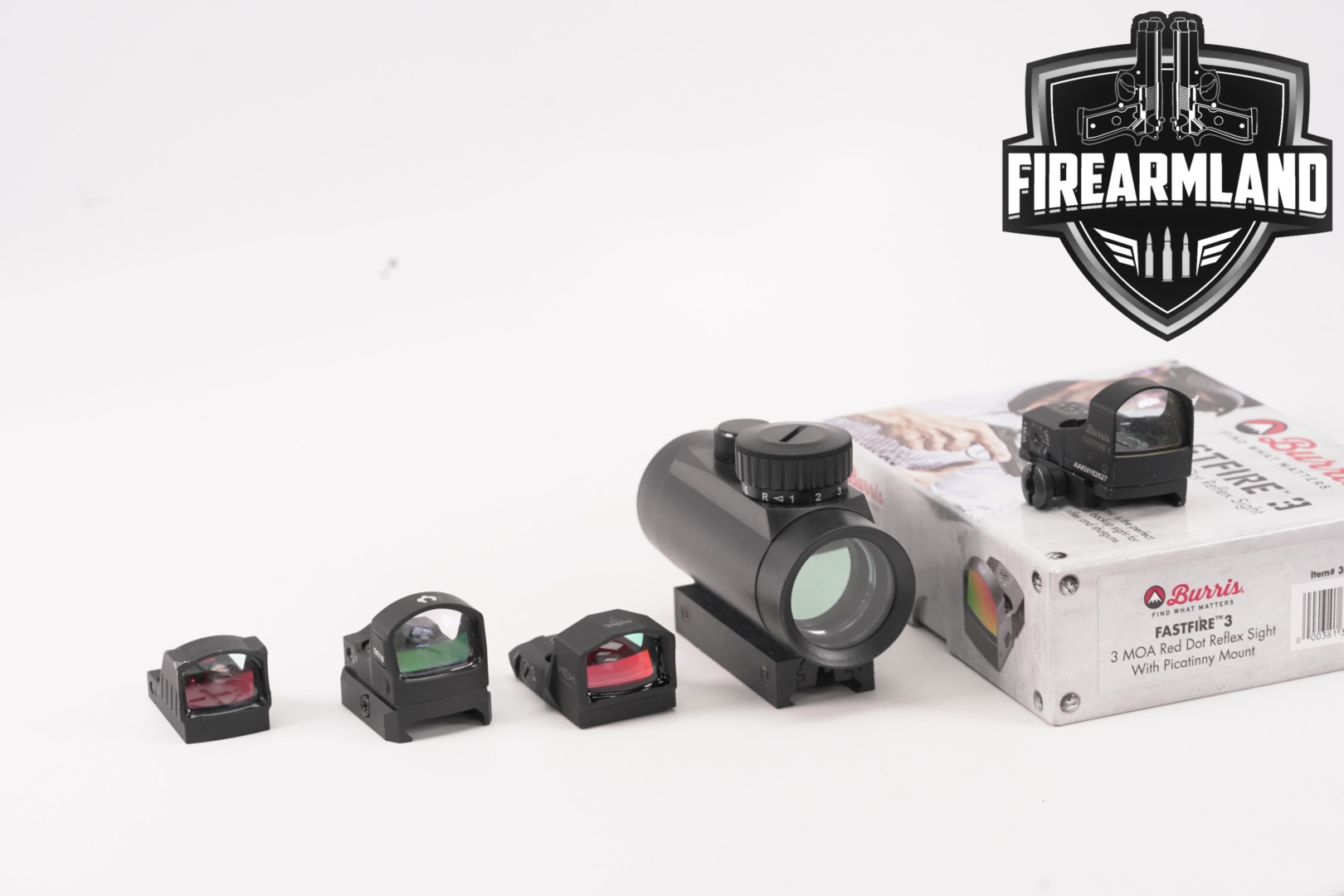FIVE RED DOT SIGHT LOT 5 Pack Burris HEX Mecanik Viridian RDS-img-0