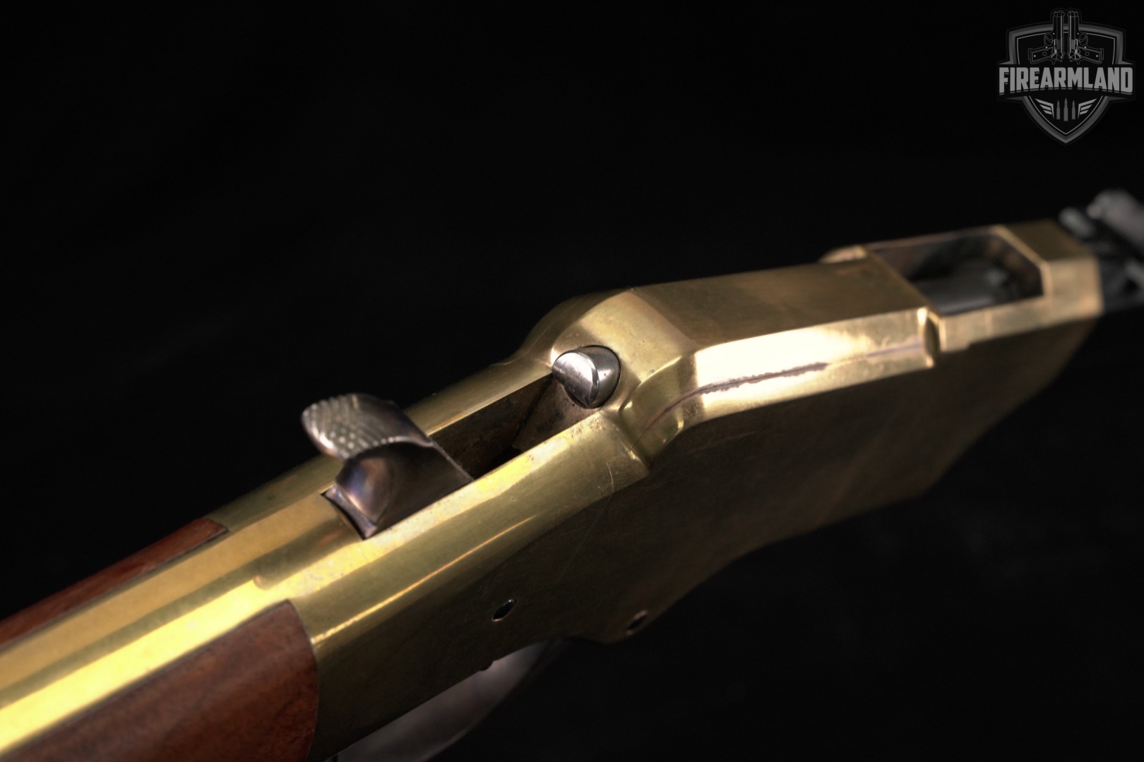 A Uberti 1860 Henry 44-40 Win 24.5" Brass & Walnut OCTAGON BARREL ITALY-img-15