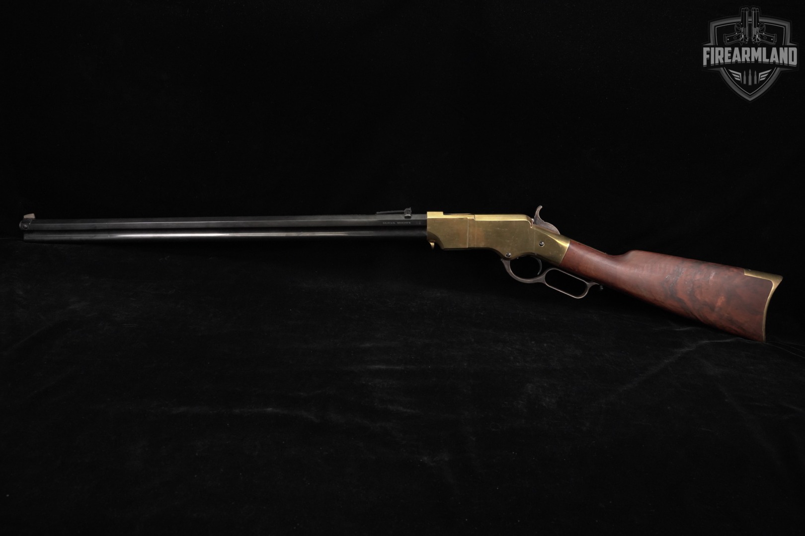 A Uberti 1860 Henry 44-40 Win 24.5" Brass & Walnut OCTAGON BARREL ITALY-img-6