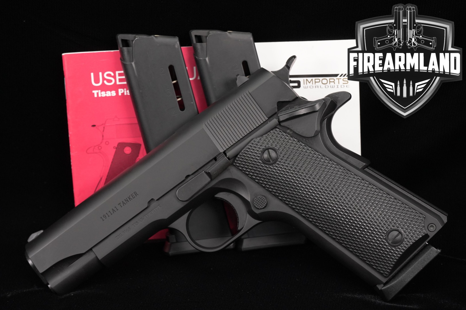 Tisas 1911A1 Tanker .45 ACP Black in Very Good Condition Thumbnail