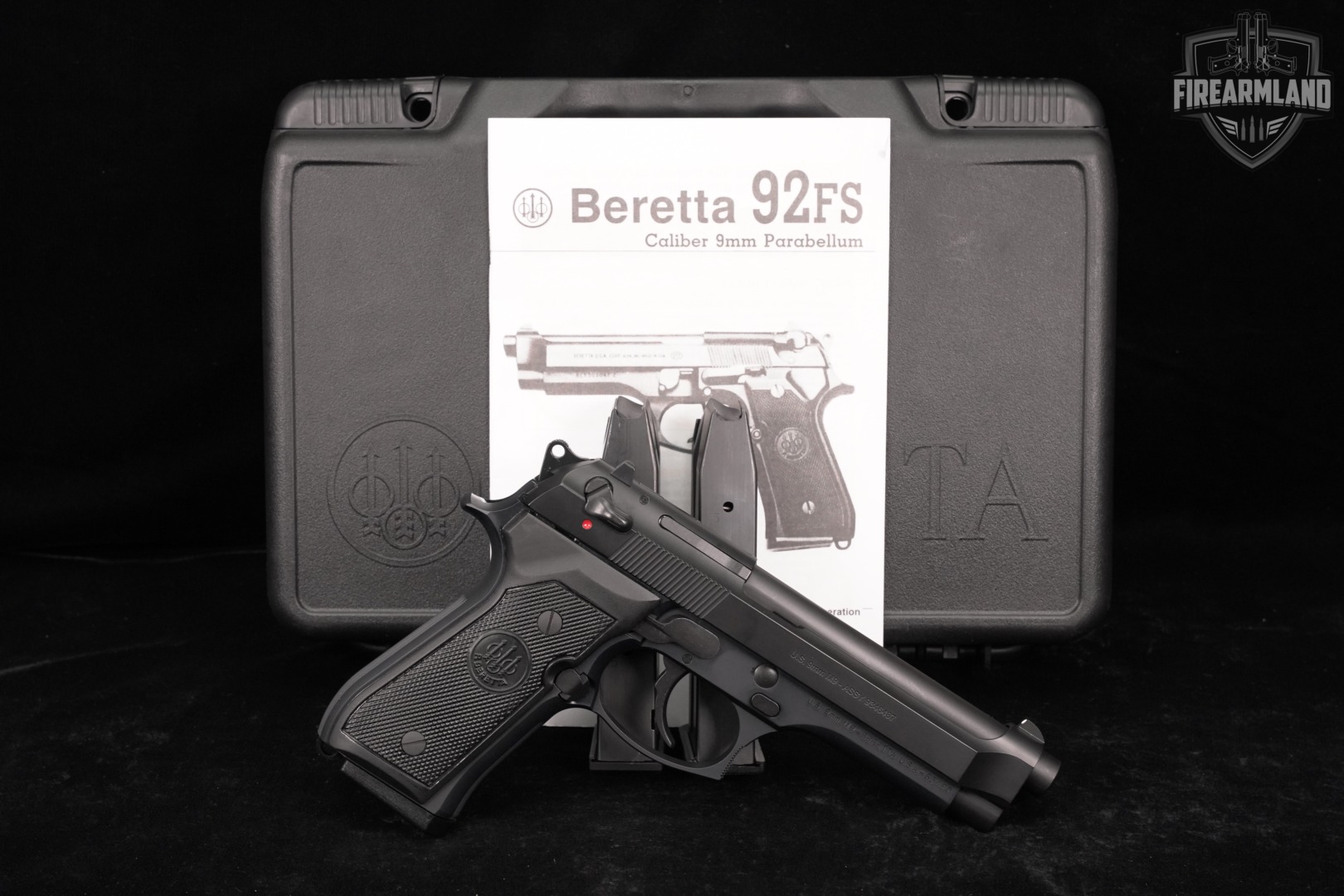 Beretta M9 Commercial 9mm 4.9" M-9 USGI +3 MAGS & ORIG CASE-img-2